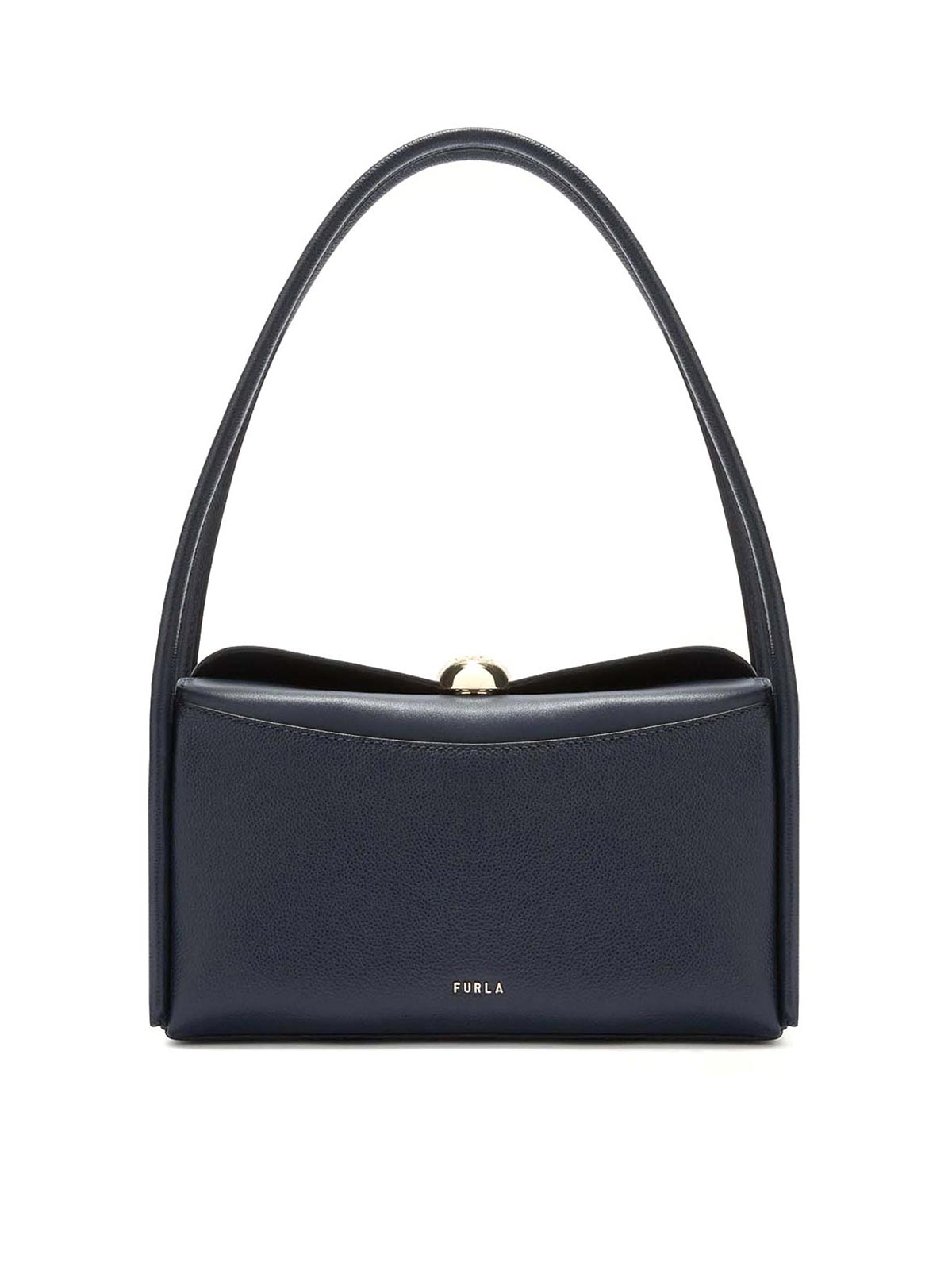 Nicole M Boston Shoulder Bag In Blue Leather WB01883BX42964852S (FURLA / ハンドバッグ・ショルダーバッグ ) | FURLA (フルラ)