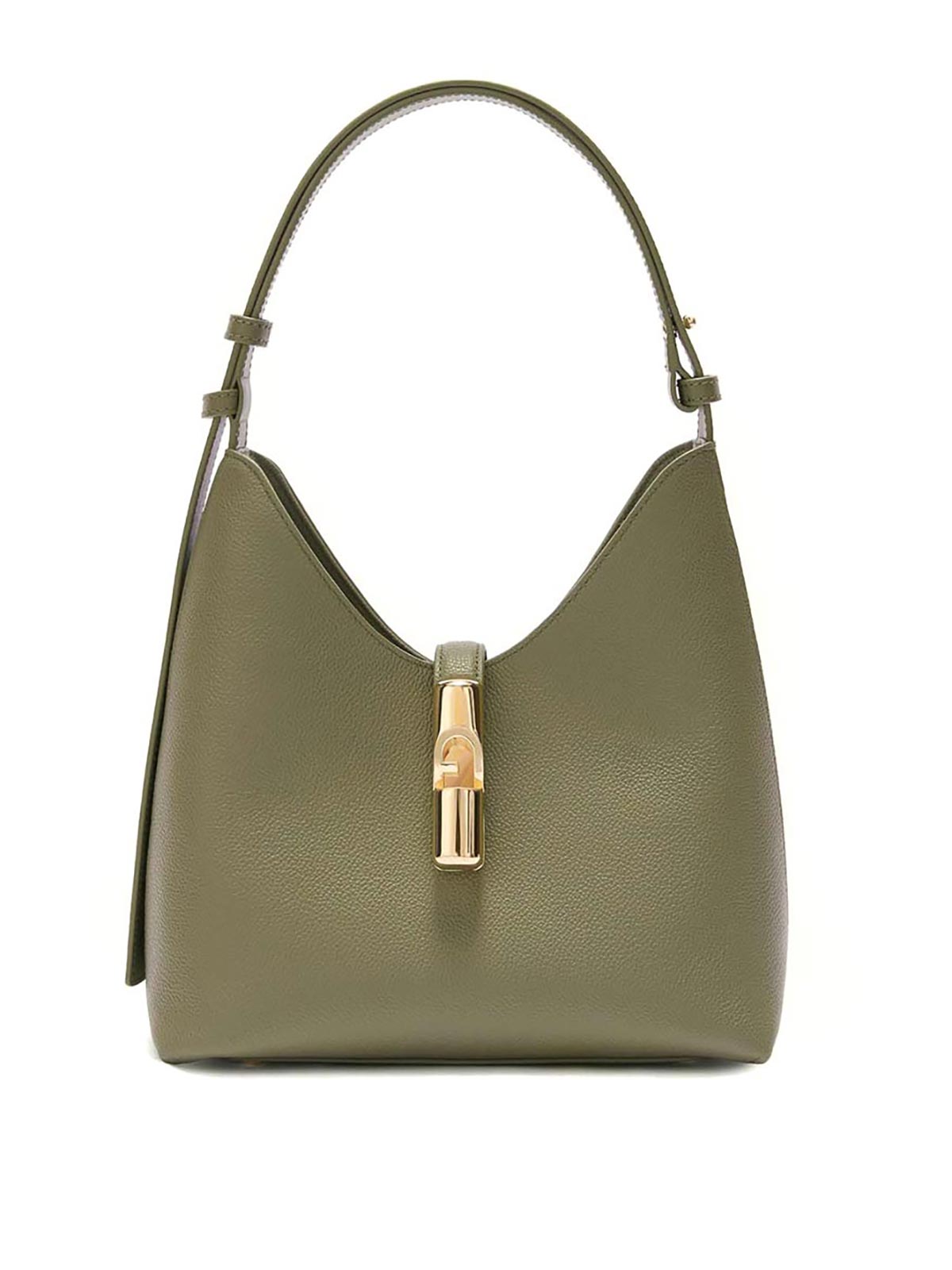 Goccia S Hobo Bag In Avocado Green Leather WB01979BX33534555S (FURLA / ハンドバッグ・ショルダーバッグ ) | FURLA (フルラ)