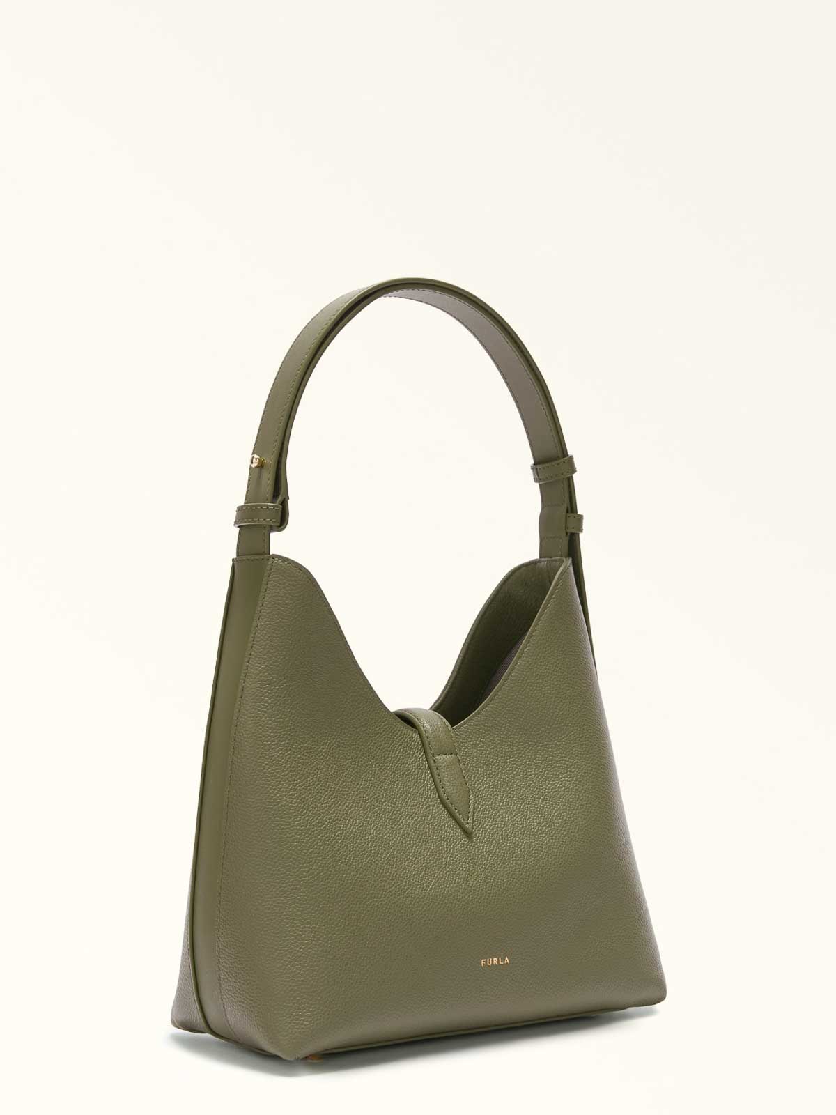 Goccia S Hobo Bag In Avocado Green Leather WB01979BX33534555S (FURLA / ハンドバッグ・ショルダーバッグ ) | FURLA (フルラ)(1)