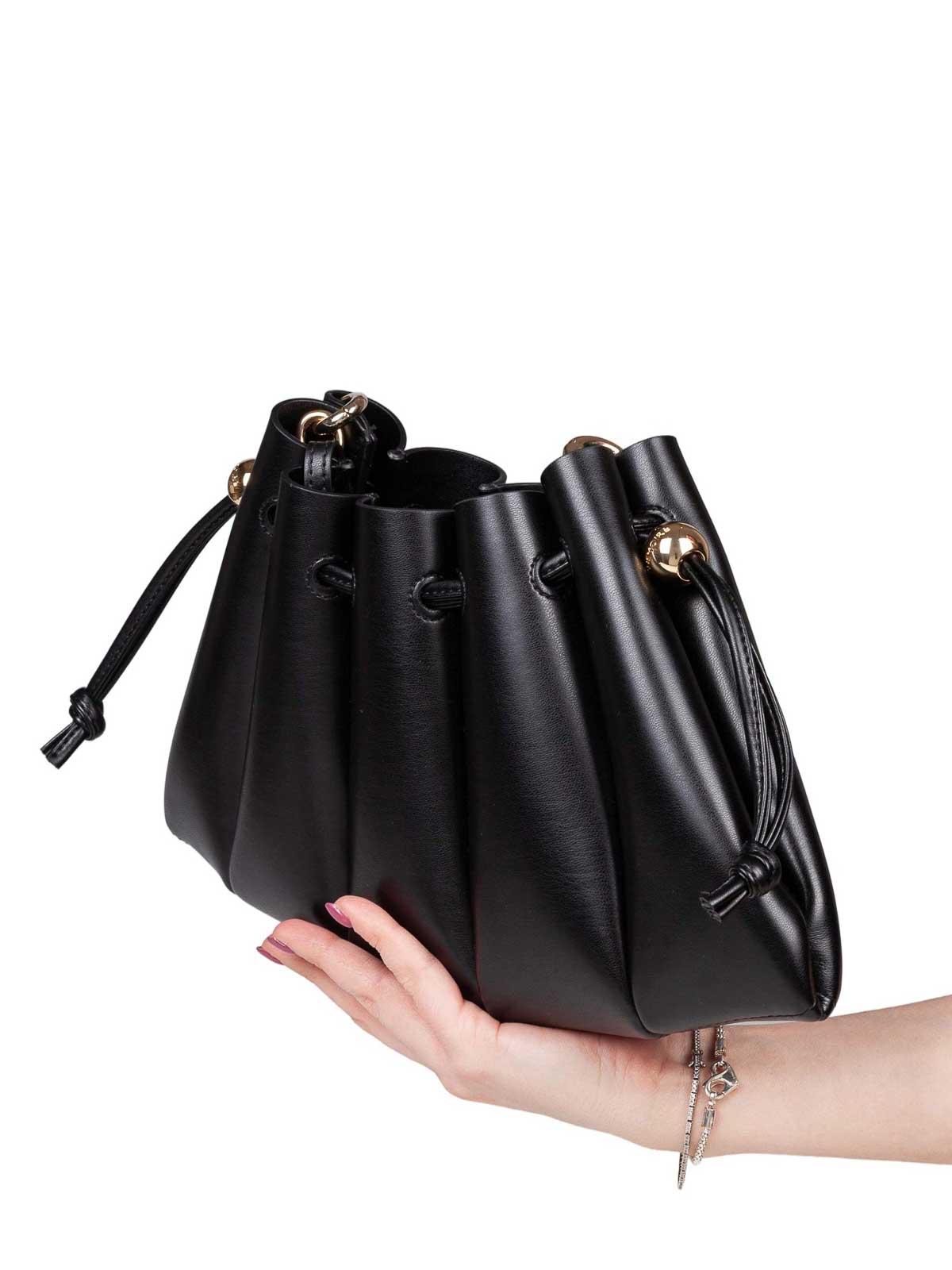 Calipso Bag In Vegan Leather Color Black 261WTMCC0OOVF0303A (THEMOIRè / ハンドバッグ・ショルダーバッグ ) | THEMOIRè (テモワール)(1)