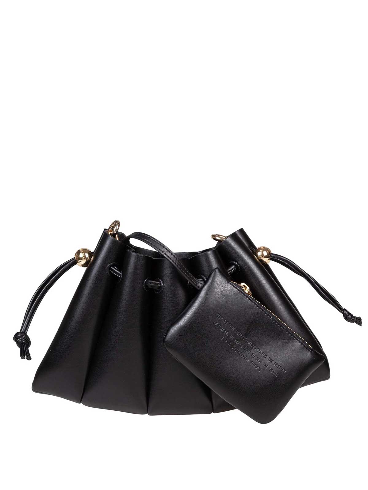 Calipso Bag In Vegan Leather Color Black 261WTMCC0OOVF0303A (THEMOIRè / ハンドバッグ・ショルダーバッグ ) | THEMOIRè (テモワール)(2)