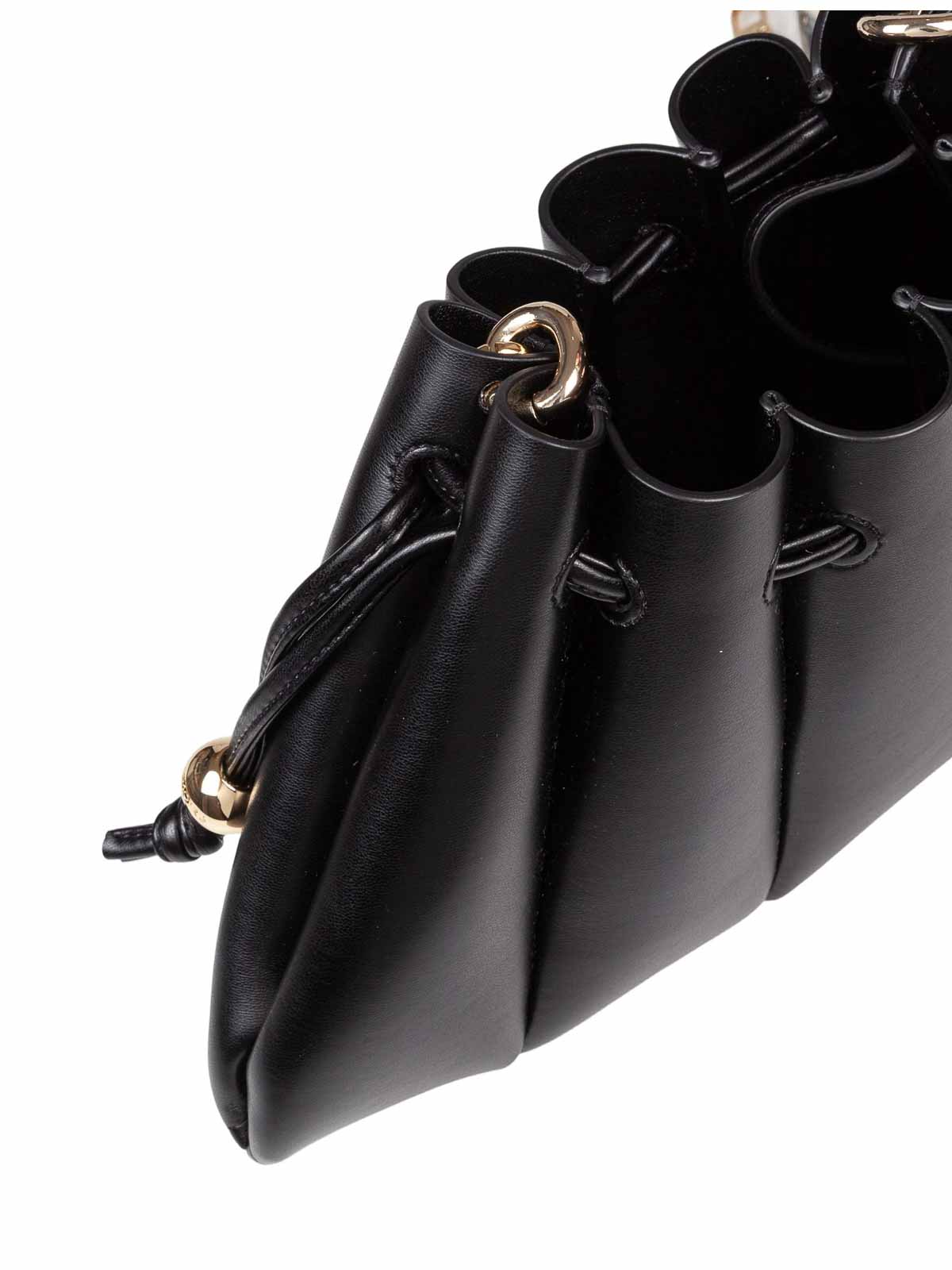 Calipso Bag In Vegan Leather Color Black 261WTMCC0OOVF0303A (THEMOIRè / ハンドバッグ・ショルダーバッグ ) | THEMOIRè (テモワール)(4)