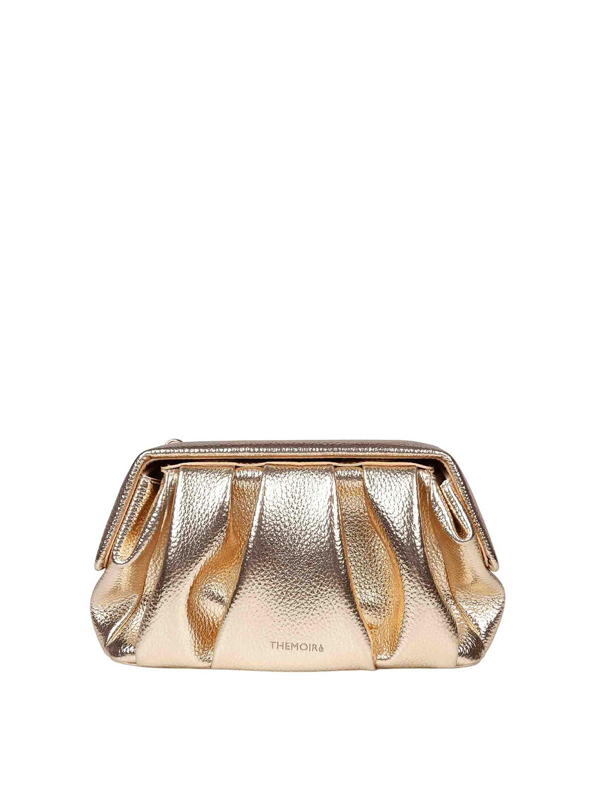 Afrodite Handbag in Vegan Fabric, Gold Color 261WTMAP0OOBL0019A (THEMOIRè / クラッチバッグ・ポーチ ) | THEMOIRè (テモワール)