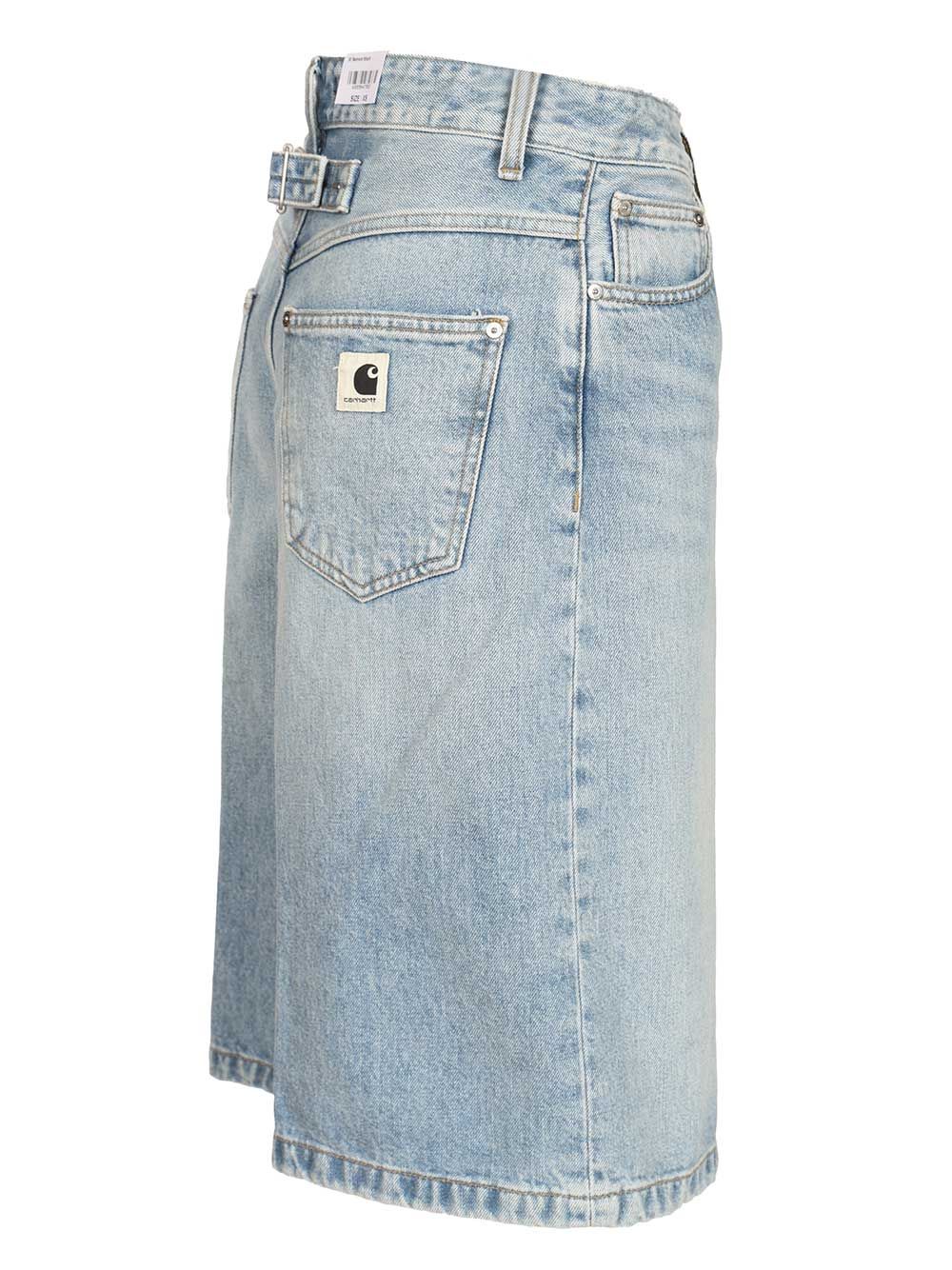 W' Belmont Short 100% Cotton 'Smith' Denim I03659801WU (Carhartt WIP / ショートパンツ ) | Carhartt WIP (カーハート)(2)