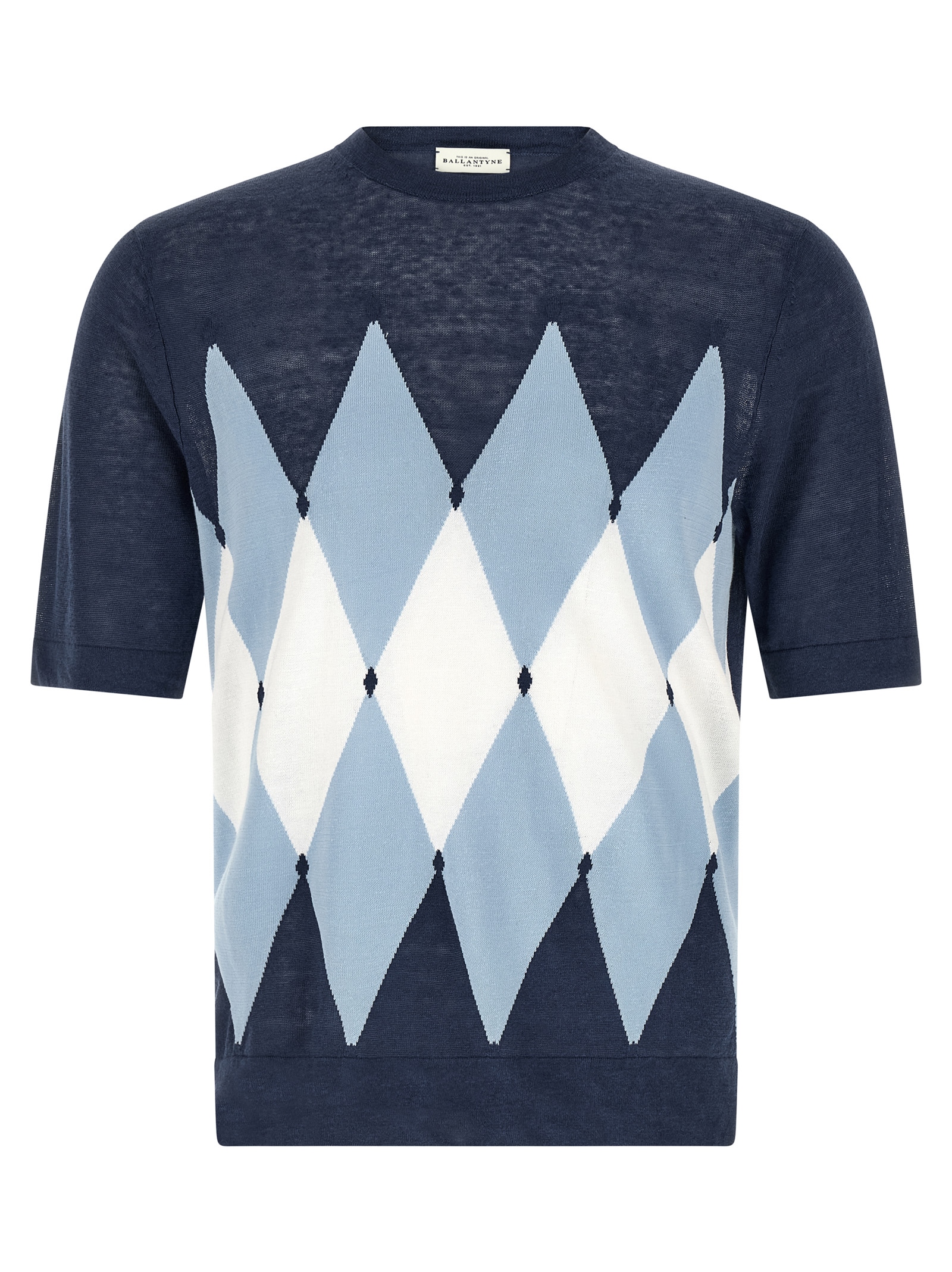 T-shirt Argyle B2W02514L2093592 (BALLANTYNE / ニット・セーター・カーディガン ) | BALLANTYNE (バランタイン)