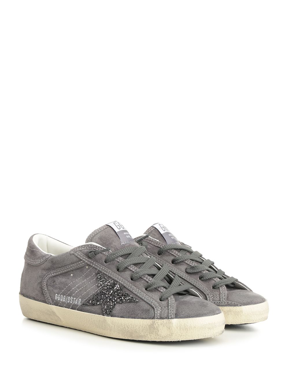SUPER STAR SUEDE UPPER AND HEEL GLITTER STAR GWF01002F00814160661 (Golden Goose / スニーカー ) | Golden Goose (ゴールデングース)(1)