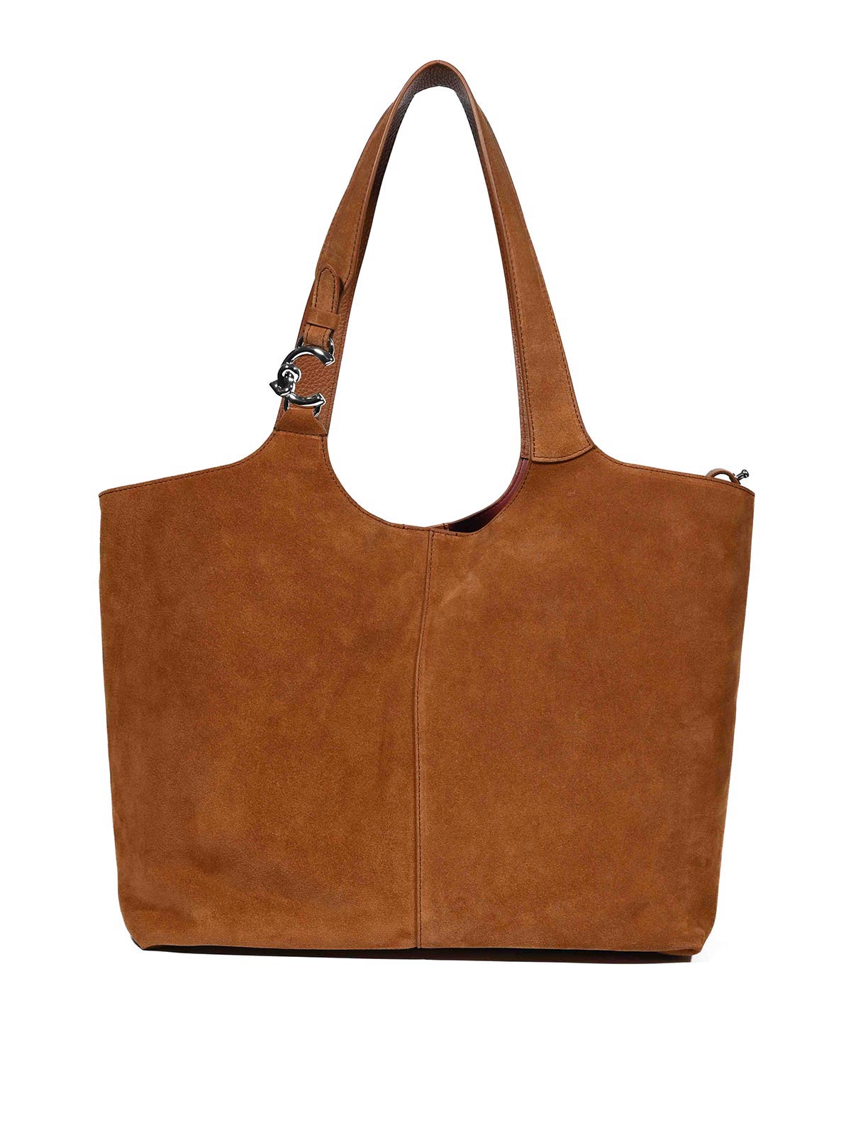 C-Easy Suede Large Shoulder Bag, Cognac E1THE110101W11 (COCCINELLE / ハンドバッグ・ショルダーバッグ ) | COCCINELLE (コチネレ)