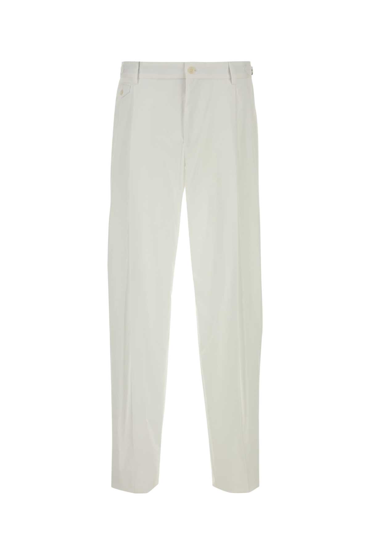 White cotton pant GP1B9TFU60KW0800 (Dolce & Gabbana / パンツ ) | Dolce & Gabbana (ドルチェガッバーナ)