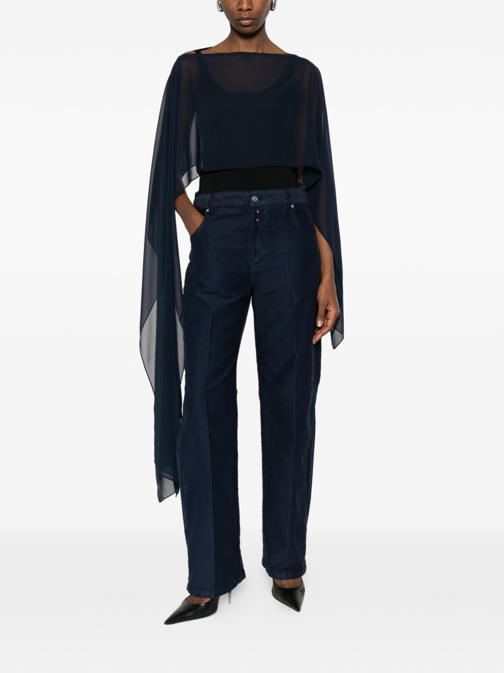 Gianluca Capannolo Scarfs Blue 26EC0480002 (gianluca capannolo / スカーフ・マフラー ) | gianluca capannolo (ジャンルカ カパンノロ)(1)