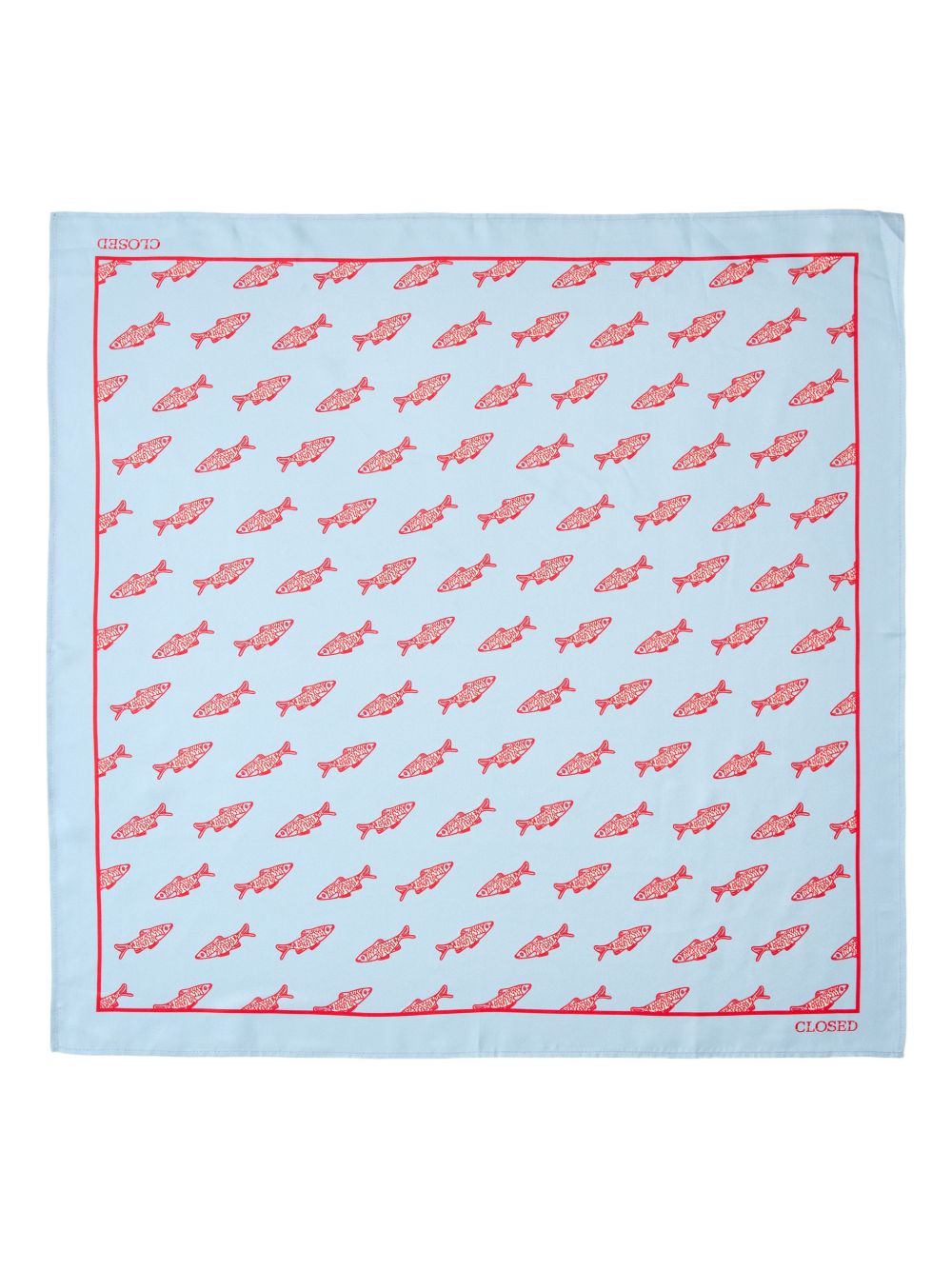 Closed Scarfs Clear Blue C9080370CPR549 (CLOSED / スカーフ・マフラー ) | CLOSED (クローズド)