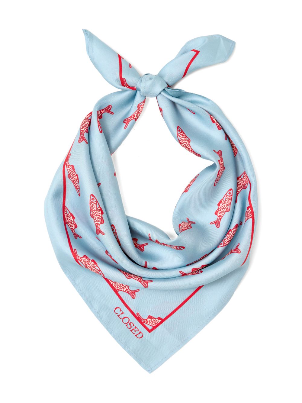 Closed Scarfs Clear Blue C9080370CPR549 (CLOSED / スカーフ・マフラー ) | CLOSED (クローズド)(1)