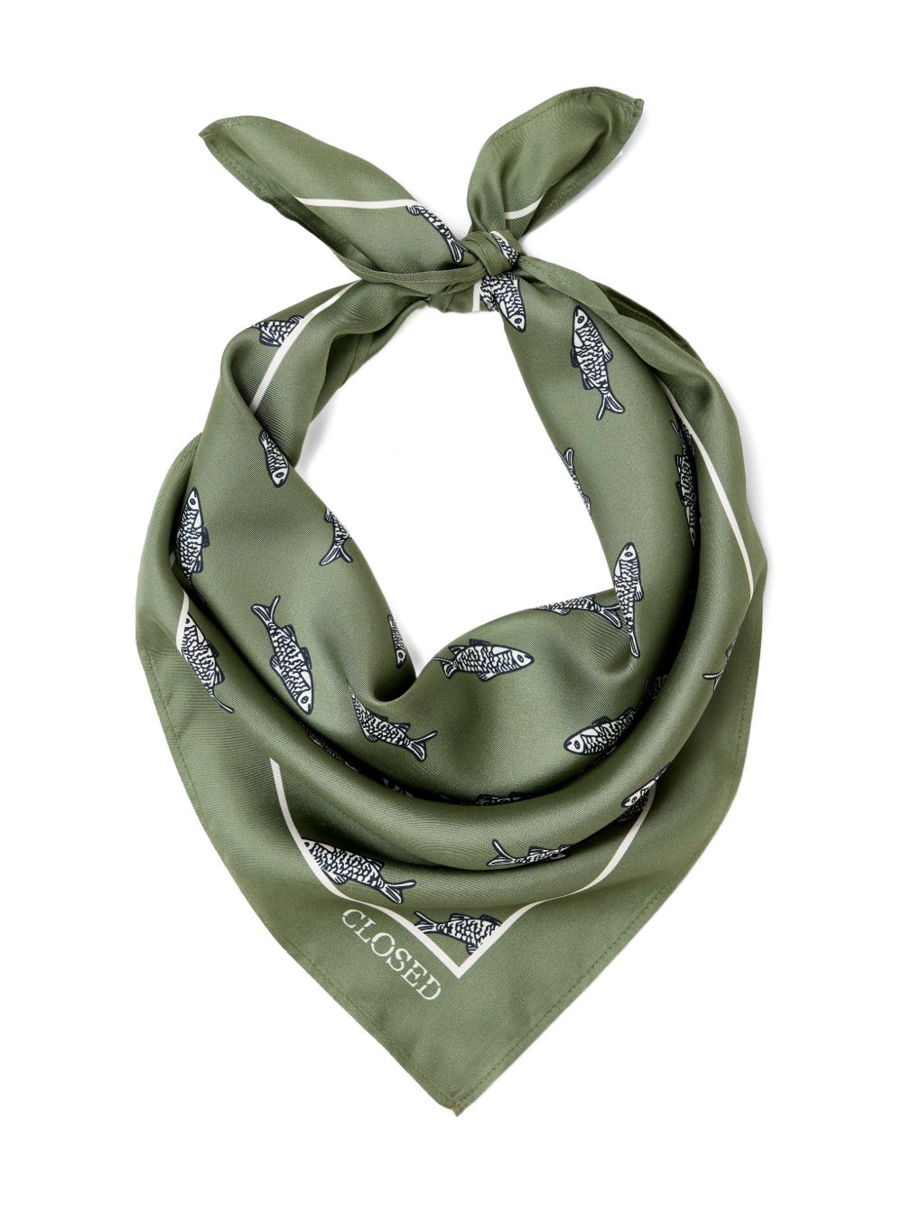 Closed Scarfs Green C9080370CPR689 (CLOSED / スカーフ・マフラー ) | CLOSED (クローズド)(1)