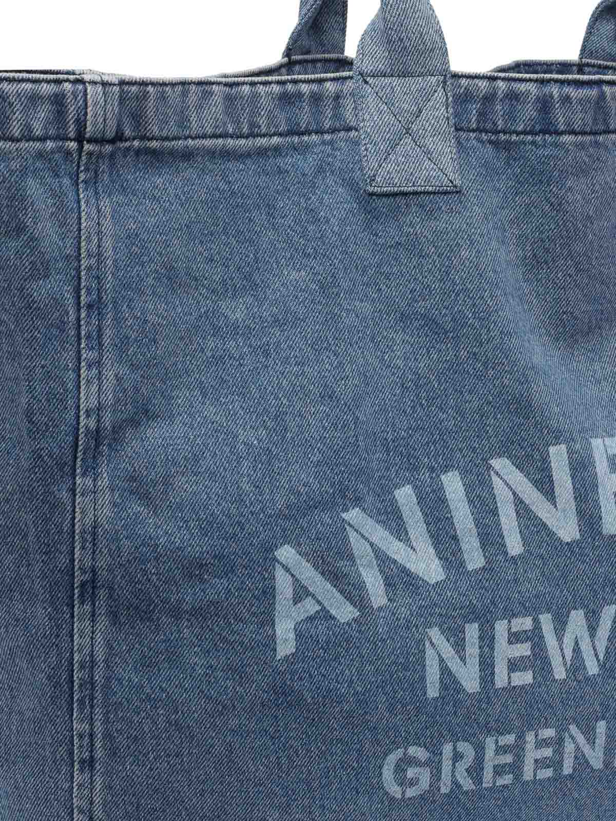 Leo Denim Tote Bag A1311857WHD59BLUE (ANINE BING / トートバッグ ) | ANINE BING (アニン ビン)(3)