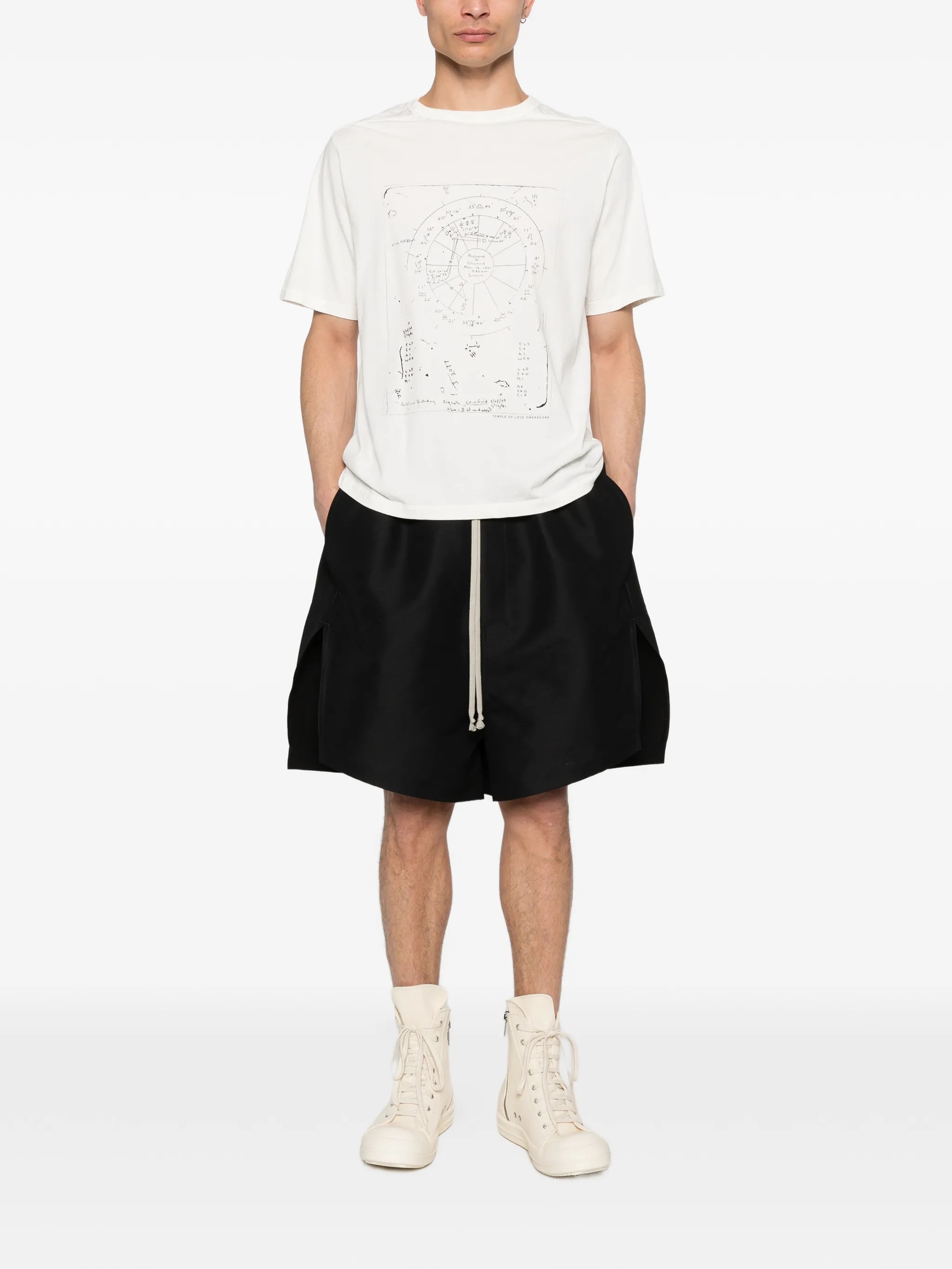 Rick Owens Shorts Black RR01F2304CMA09 (Rick Owens / ショートパンツ ) | Rick Owens (リック オウエンス)(1)