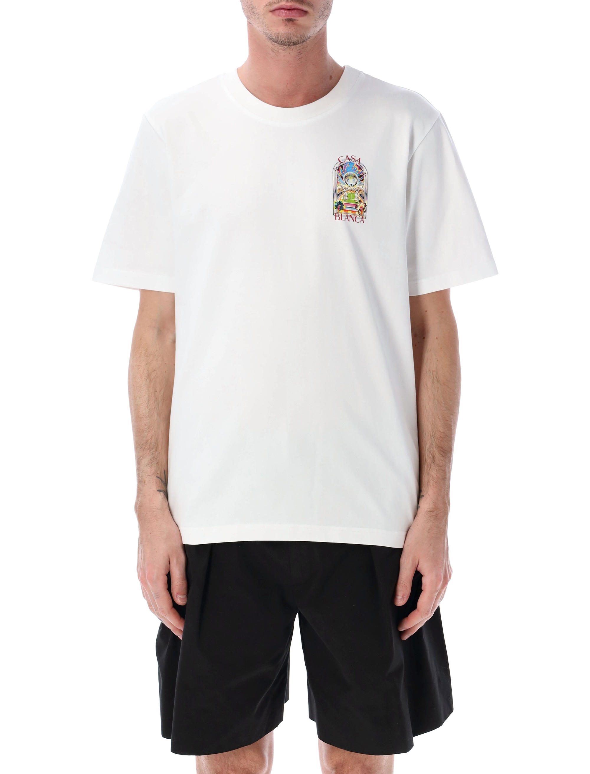 Casablanca T-shirts and Polos White MSS26JTS0011515 (Casablanca / Tシャツ・カットソー ) | Casablanca (カサブランカ)