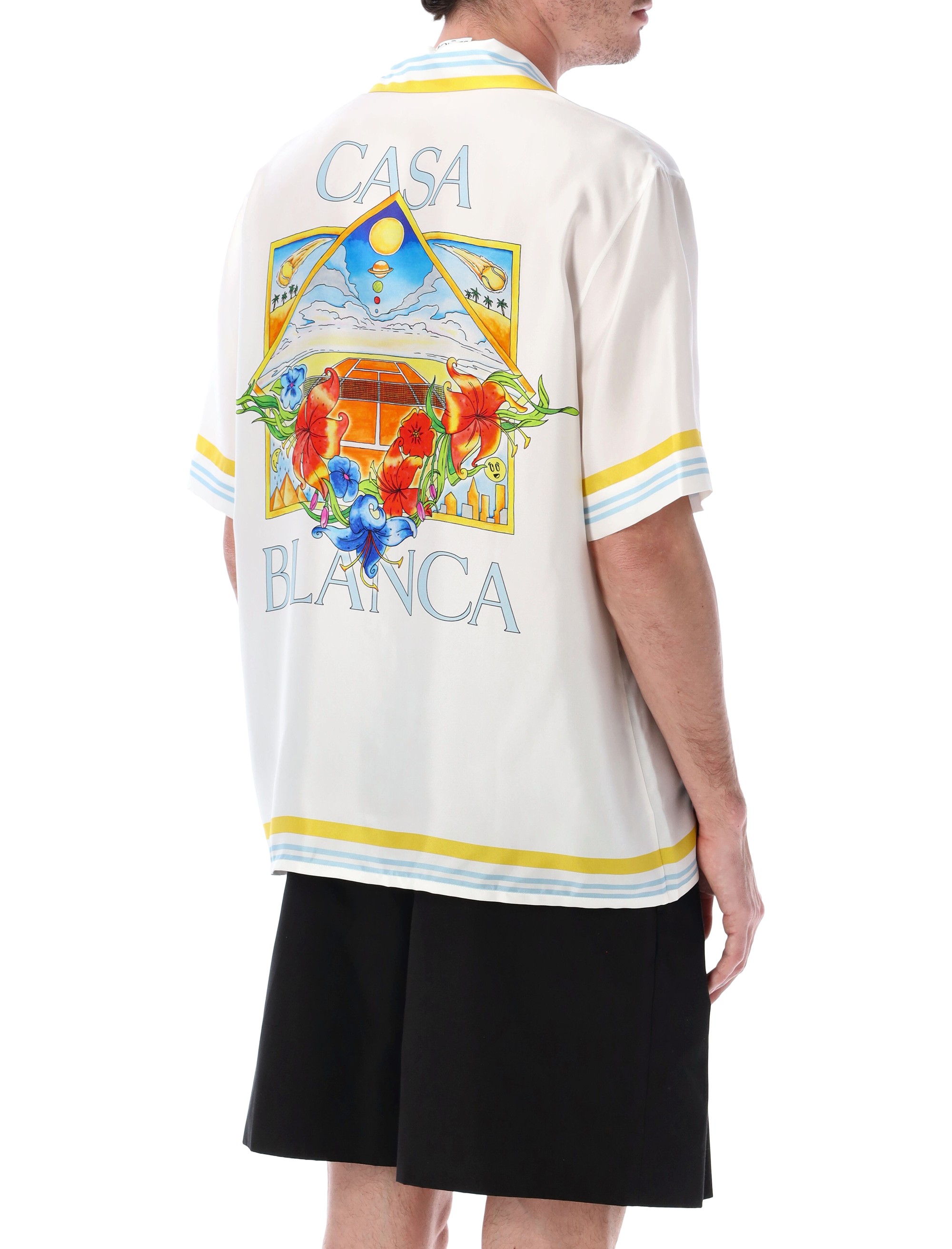 Casablanca T-shirts and Polos White MSS26SH0030404 (Casablanca / シャツ・ブラウス ) | Casablanca (カサブランカ)(1)