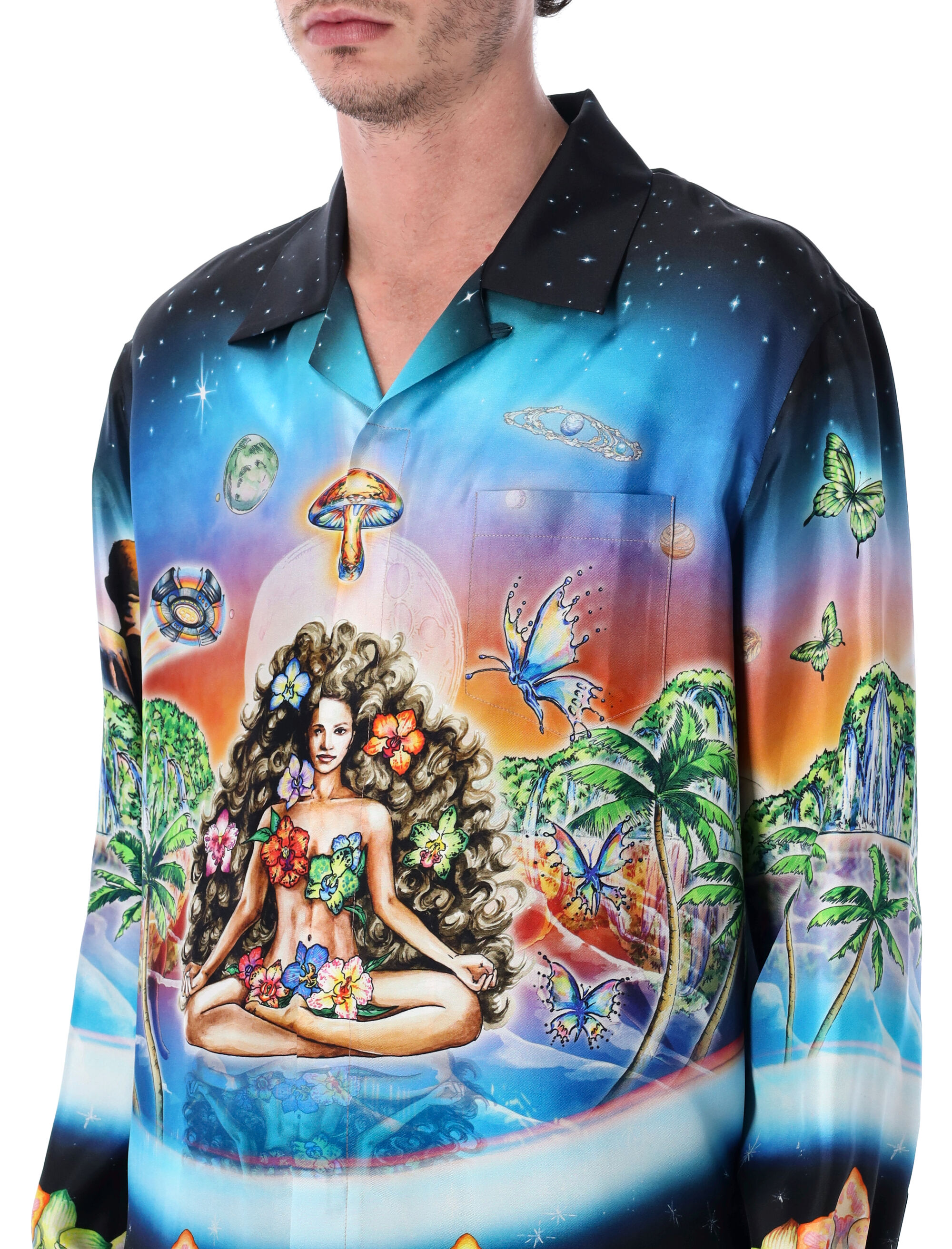 Casablanca T-shirts and Polos Black MSS26SH0060404 (Casablanca / シャツ・ブラウス ) | Casablanca (カサブランカ)(2)