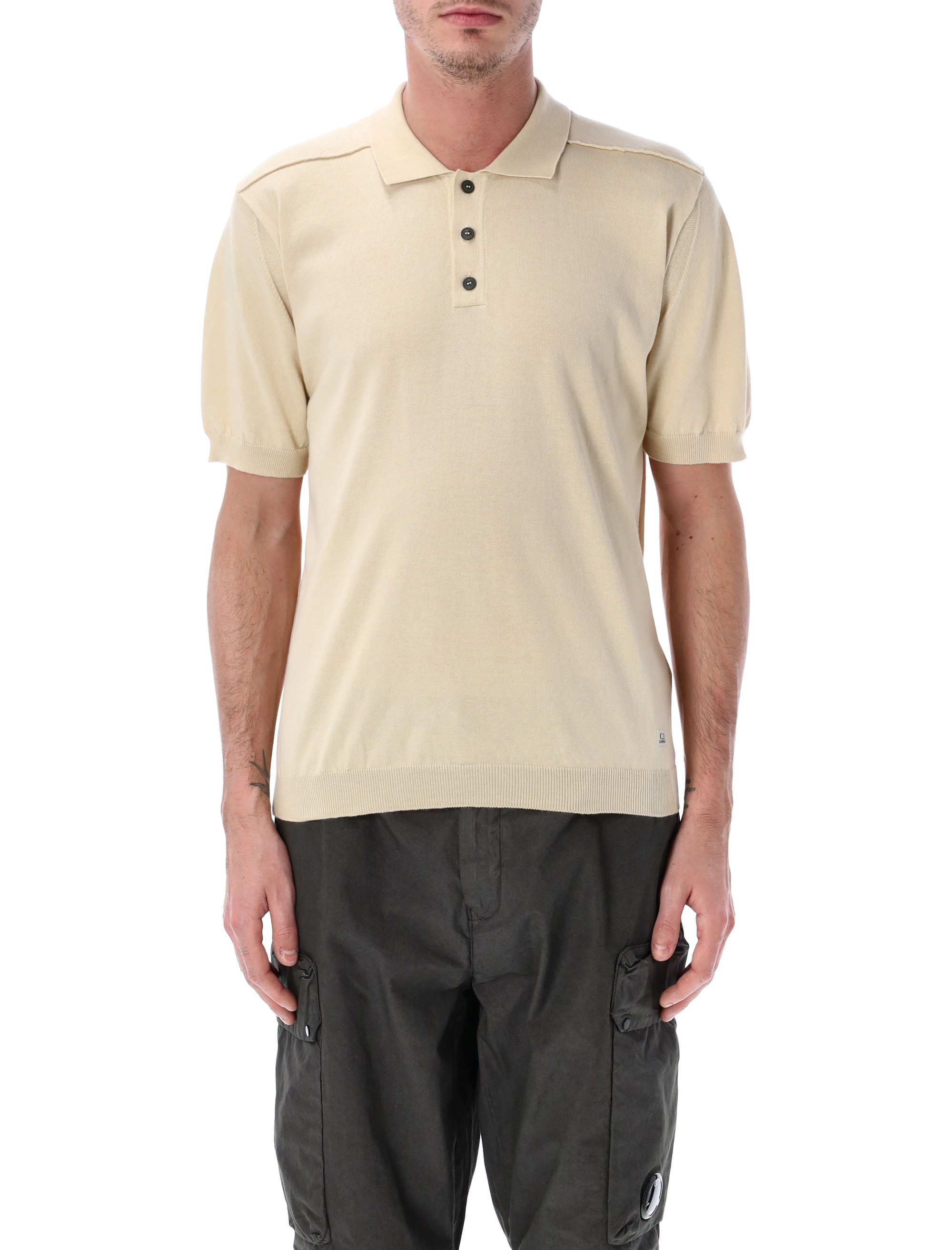 C.P. COMPANY T-shirts and Polos Beige 20CMKN099A110560A114 (C.P. Company / ポロシャツ ) | C.P. Company (シーピーカンパニー)