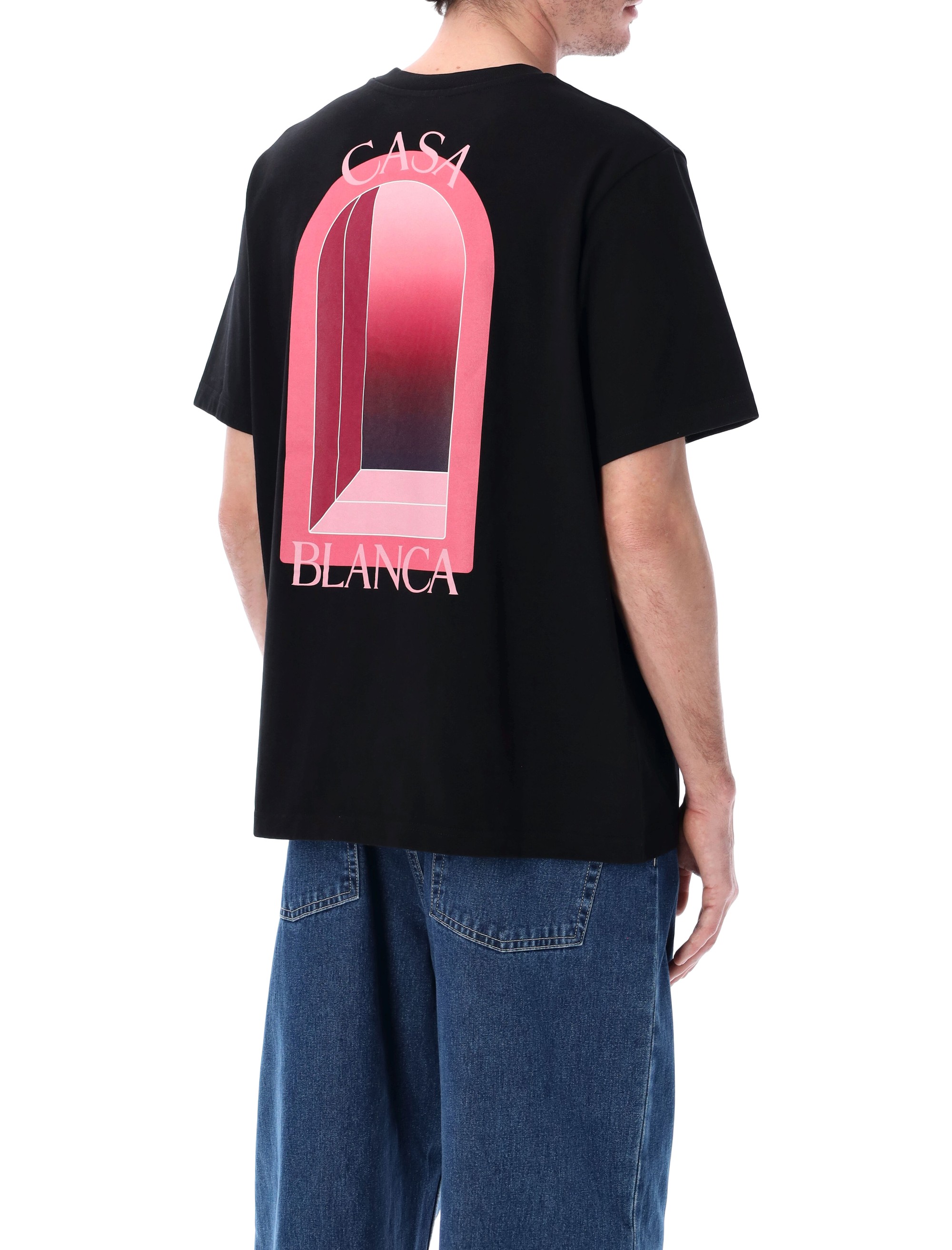 Casablanca T-shirts and Polos Black MSS26JTS0011111 (Casablanca / Tシャツ・カットソー ) | Casablanca (カサブランカ)(1)