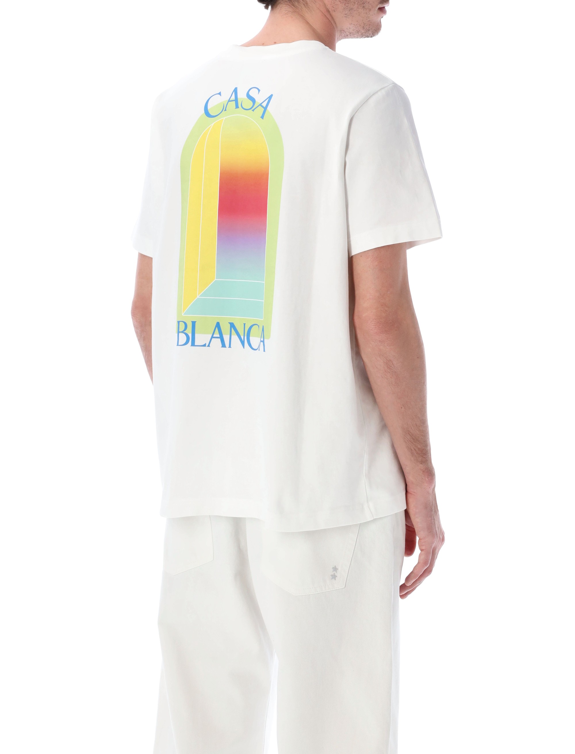 Casablanca T-shirts and Polos White MSP26JTS0011313 (Casablanca / Tシャツ・カットソー ) | Casablanca (カサブランカ)(1)