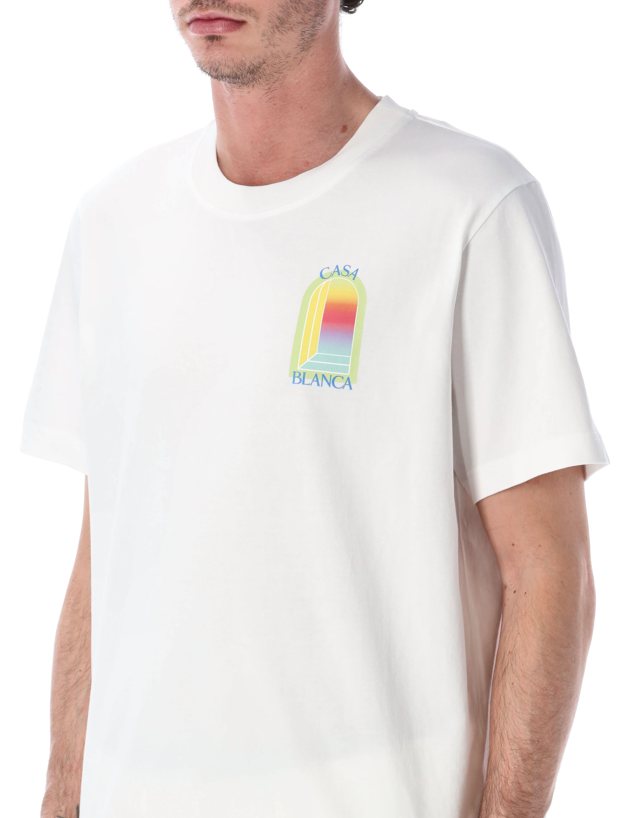 Casablanca T-shirts and Polos White MSP26JTS0011313 (Casablanca / Tシャツ・カットソー ) | Casablanca (カサブランカ)(2)