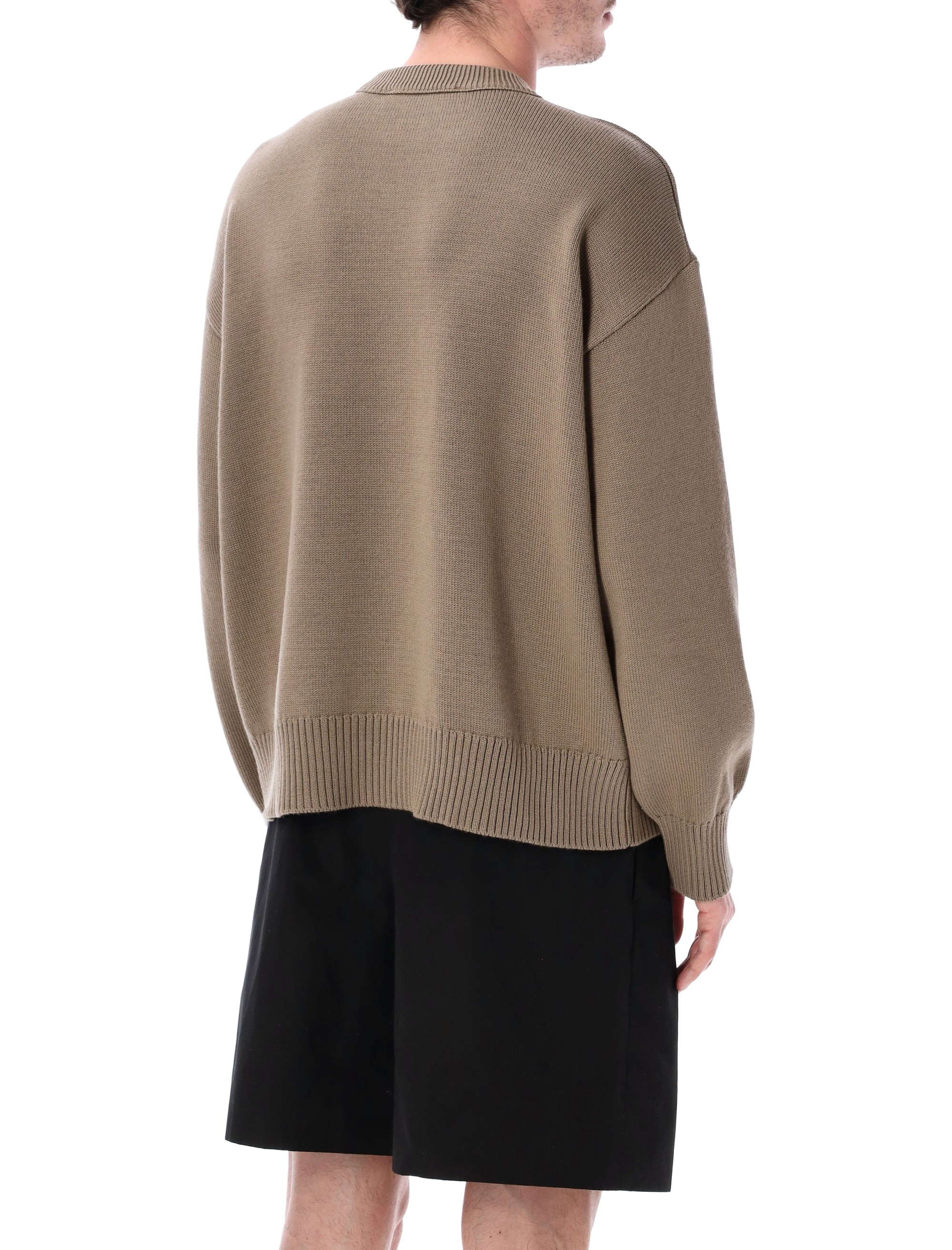 Ami Paris Sweaters Beige UKS859KN0156A117 (AMI Paris / ニット・セーター・カーディガン ) | AMI Paris (アミパリス)(1)