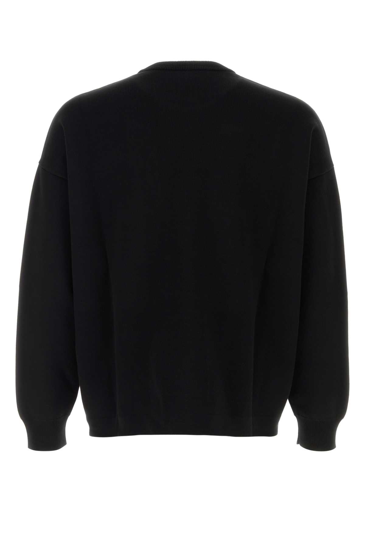 Black cotton blend sweater H526Y14KKIBLACKWHITE (LOEWE / ニット・セーター・カーディガン ) | LOEWE (ロエベ)(1)