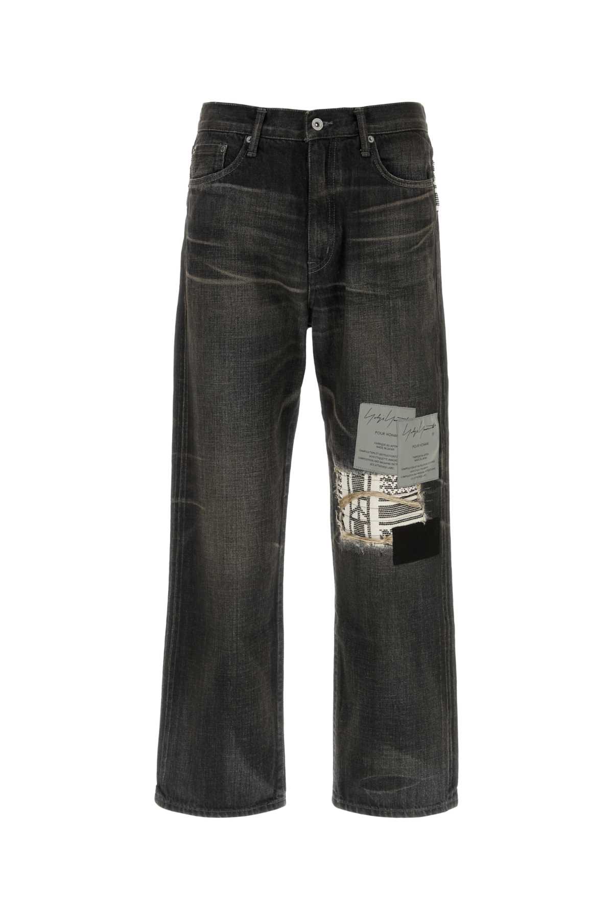 Black denim jeans HKP940651 (Yohji Yamamoto / ジーンズ ) | Yohji Yamamoto (ヨウジヤマモト)