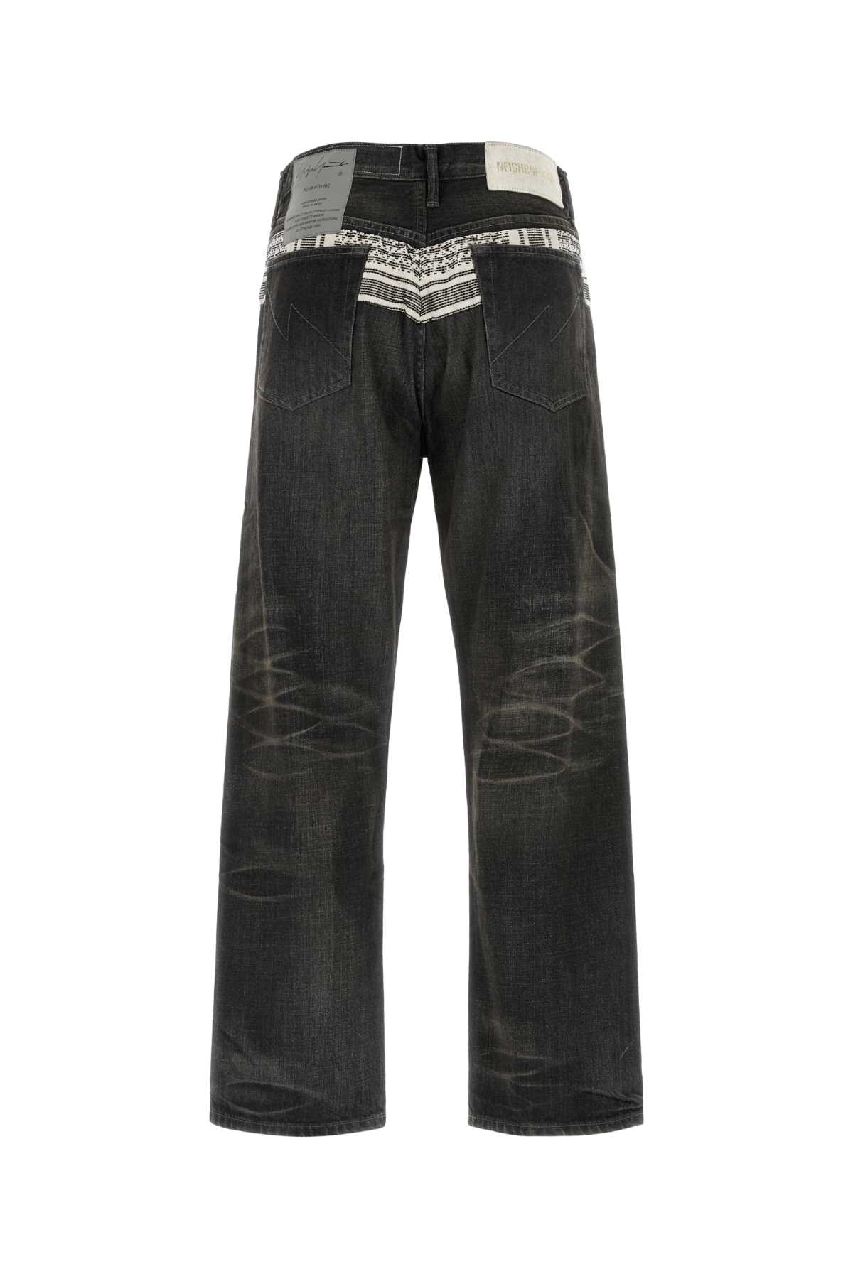 Black denim jeans HKP940651 (Yohji Yamamoto / ジーンズ ) | Yohji Yamamoto (ヨウジヤマモト)(1)