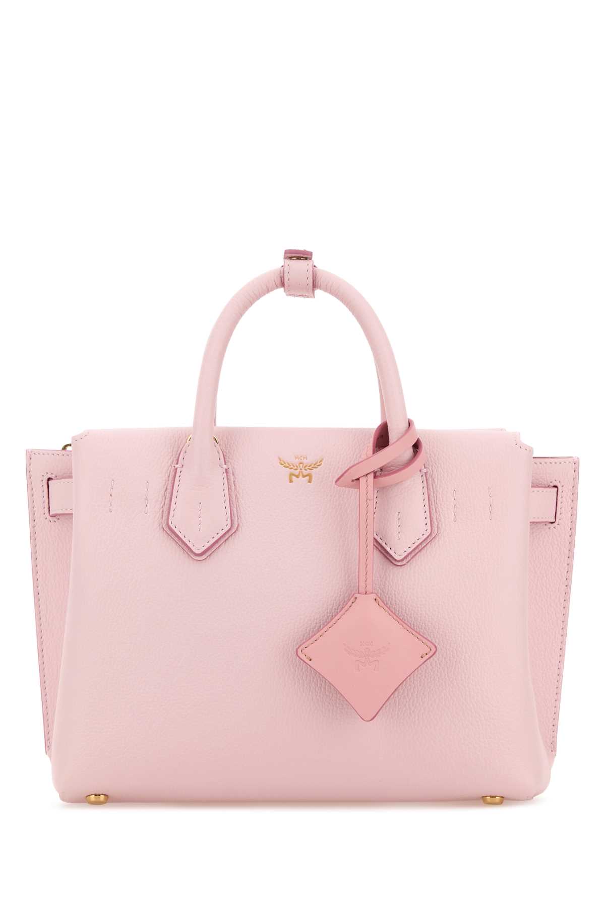 Light pink leather small Milla handbag MWTGSMA02QA (MCM / ハンドバッグ・ショルダーバッグ ) | MCM (エムシーエム)