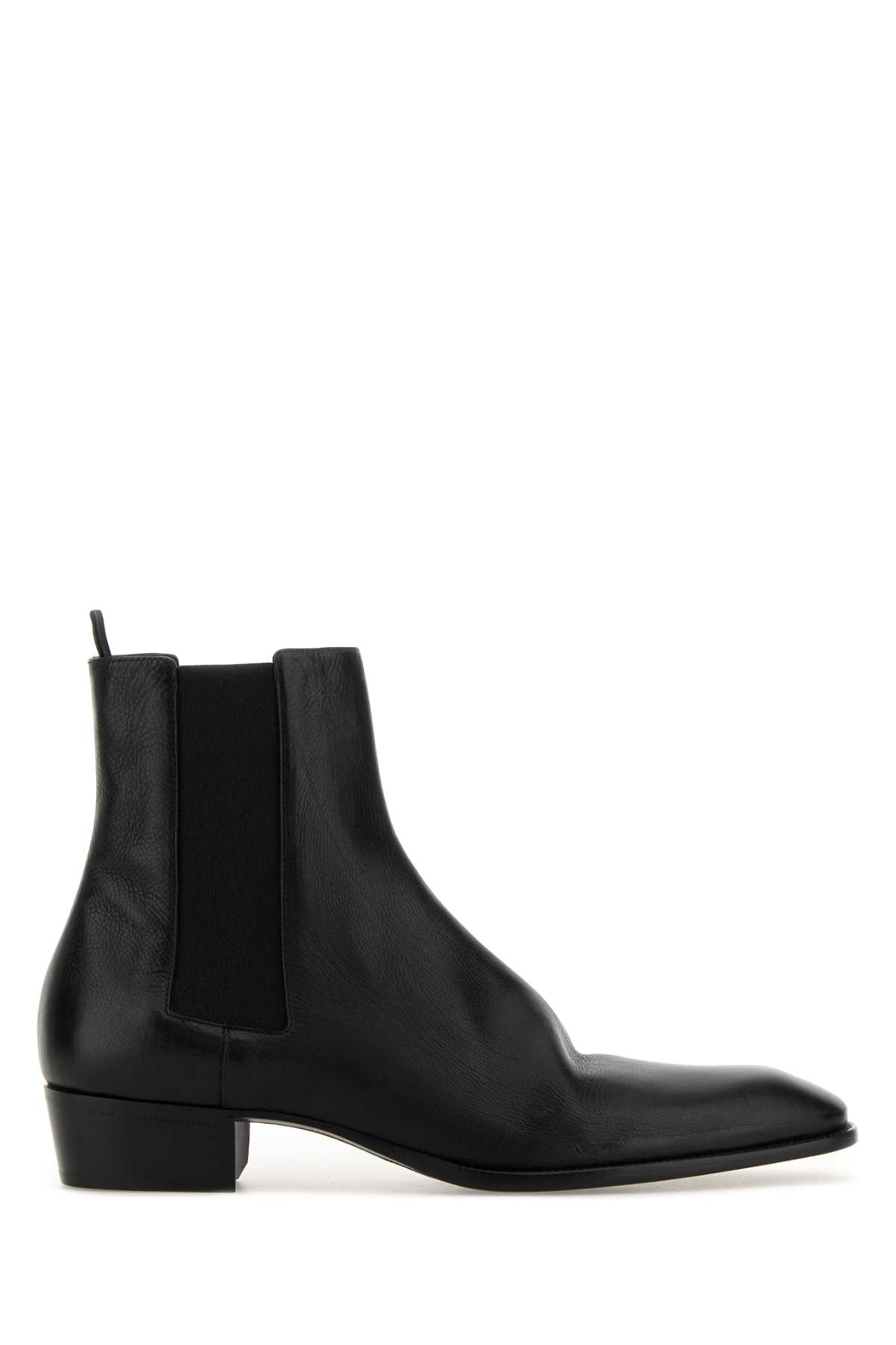 Black leather Chelsea Stanton ankle boots 86126125V001000 (Saint Laurent / ブーツ ) | Saint Laurent (サンローラン)