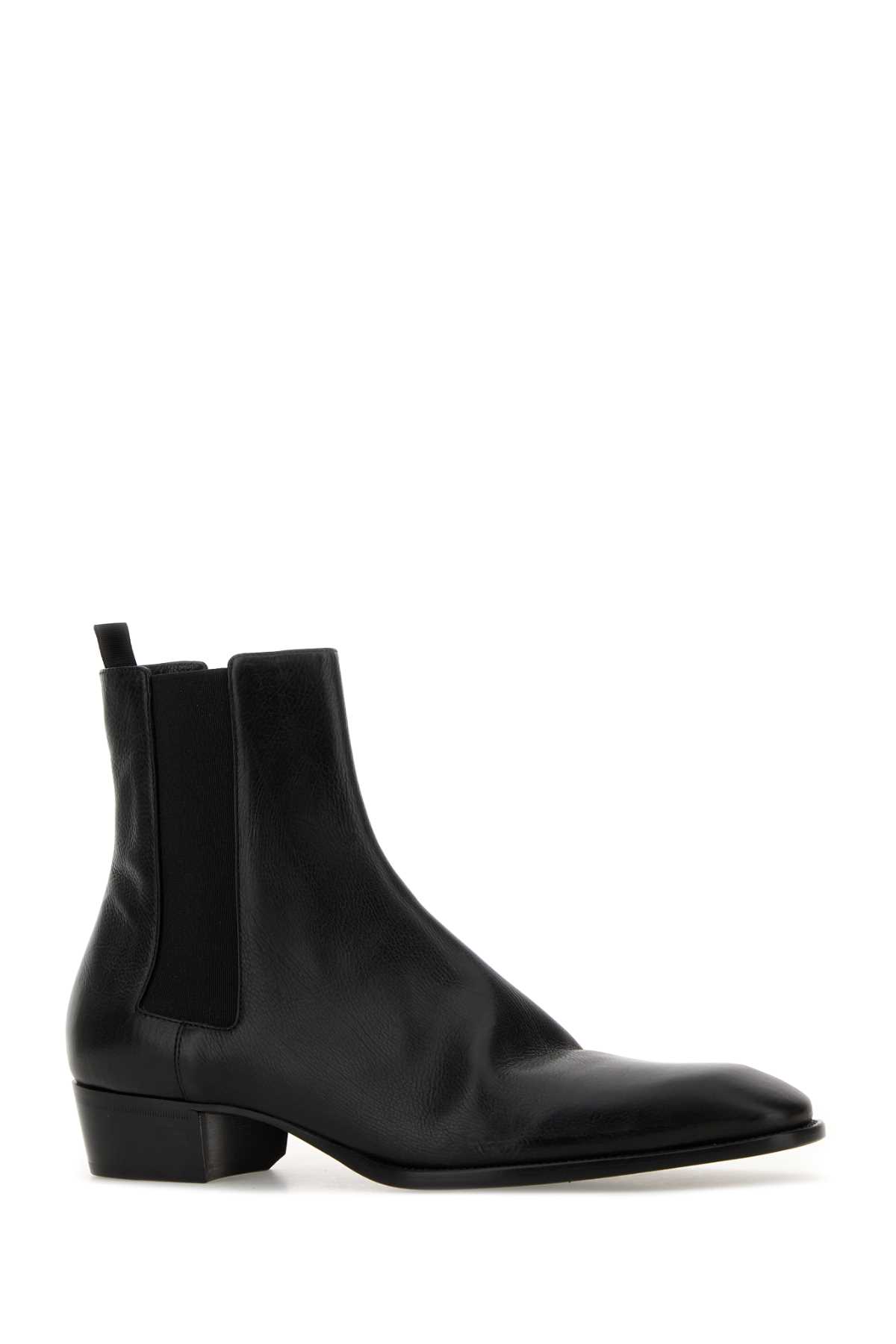 Black leather Chelsea Stanton ankle boots 86126125V001000 (Saint Laurent / ブーツ ) | Saint Laurent (サンローラン)(1)