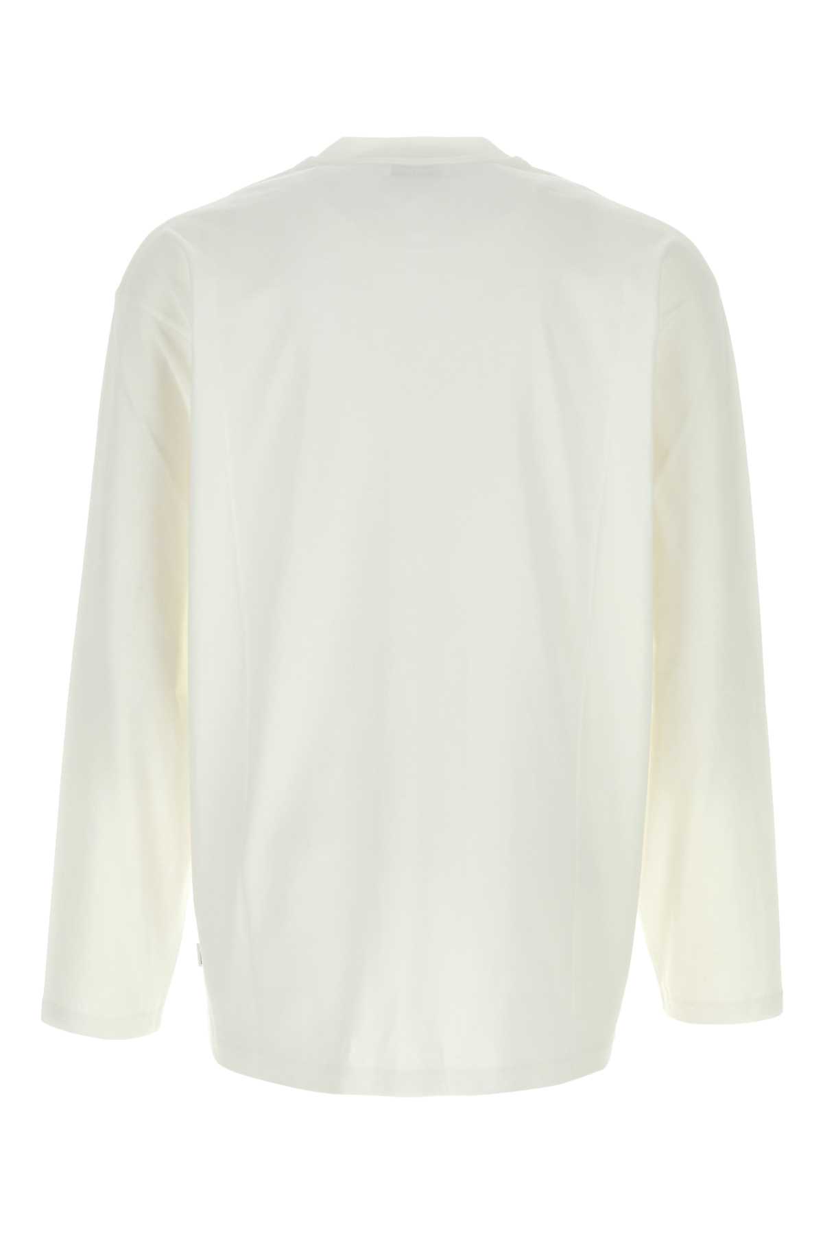 White cotton t-shirt J21GC0196J20360101 (Jil Sander / Tシャツ・カットソー ) | Jil Sander (ジルサンダー)(1)