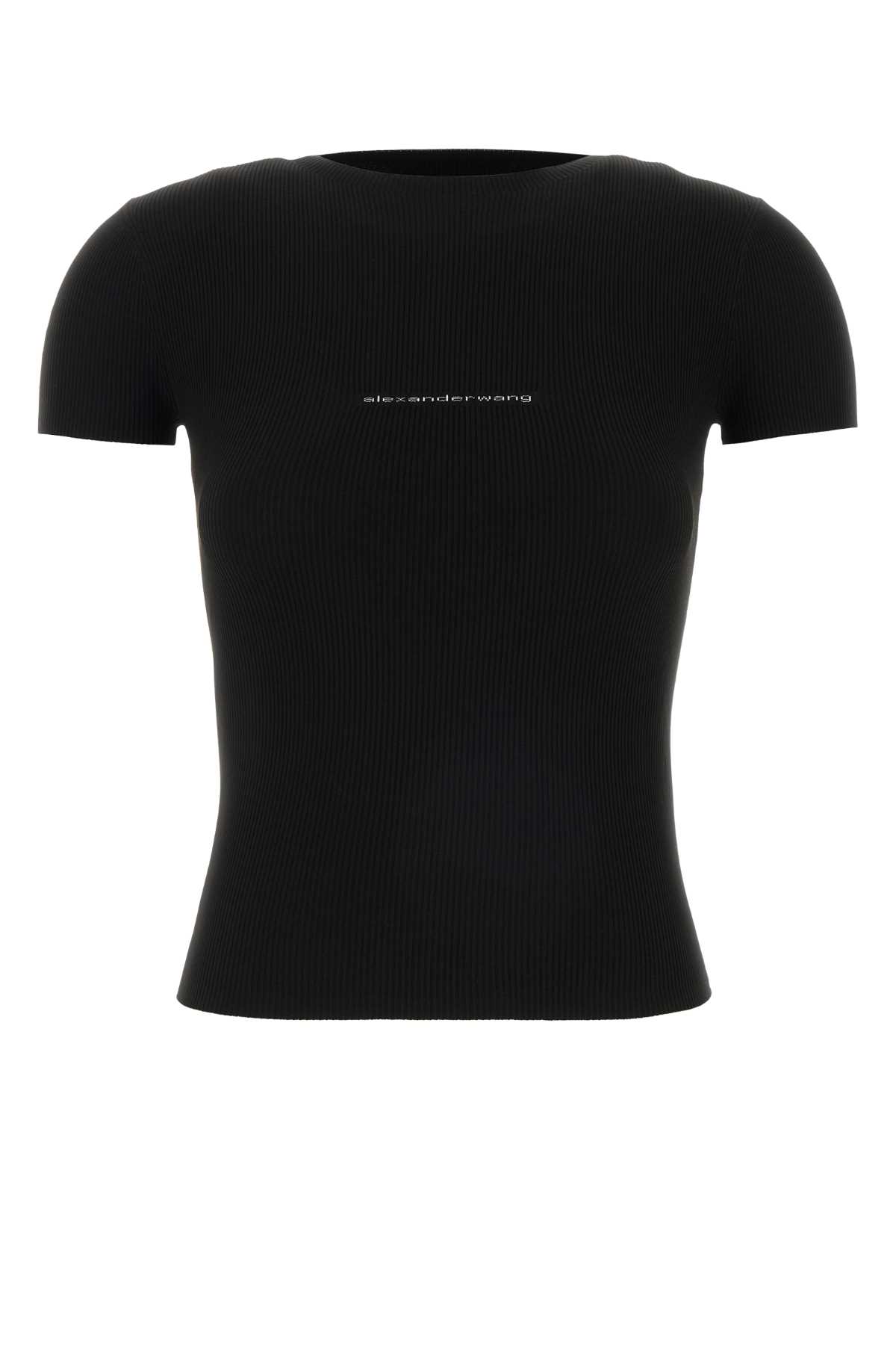 SS CREWNECK TOP W/ JACQUARD LOGO 1KC2261037001 (alexanderwang / Tシャツ・カットソー ) | alexanderwang (アレキサンダーワン)