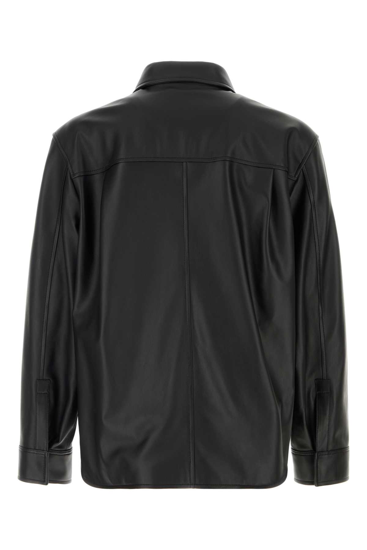Black leather shirt H526Y31L52BLACK (LOEWE / レザー&ファージャケット・コート ) | LOEWE (ロエベ)(1)