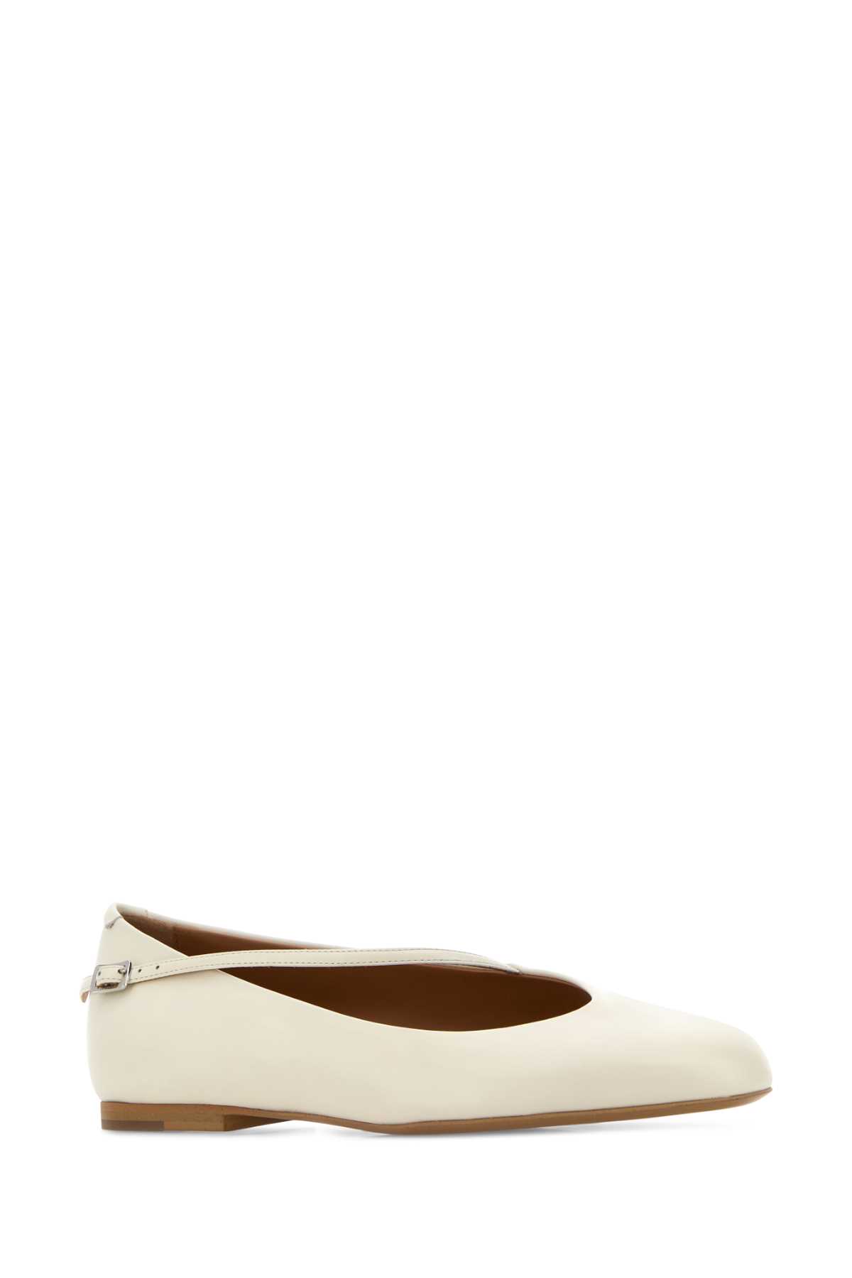 White leather Elyss ballerinas J16WZ0020P7689112 (Jil Sander / フラットシューズ ) | Jil Sander (ジルサンダー)(1)