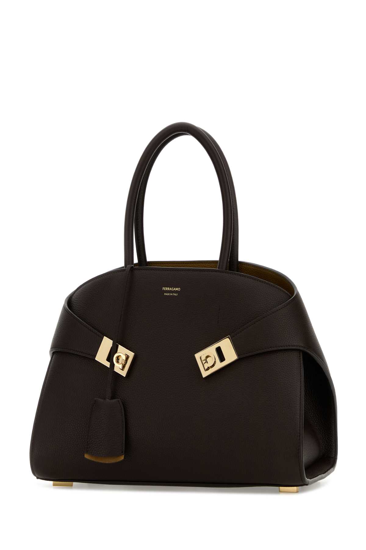 Dark brown leather small Hug handbag 215608777524TMOROBUROCR (FERRAGAMO / ハンドバッグ・ショルダーバッグ ) | FERRAGAMO (フェラガモ)(1)