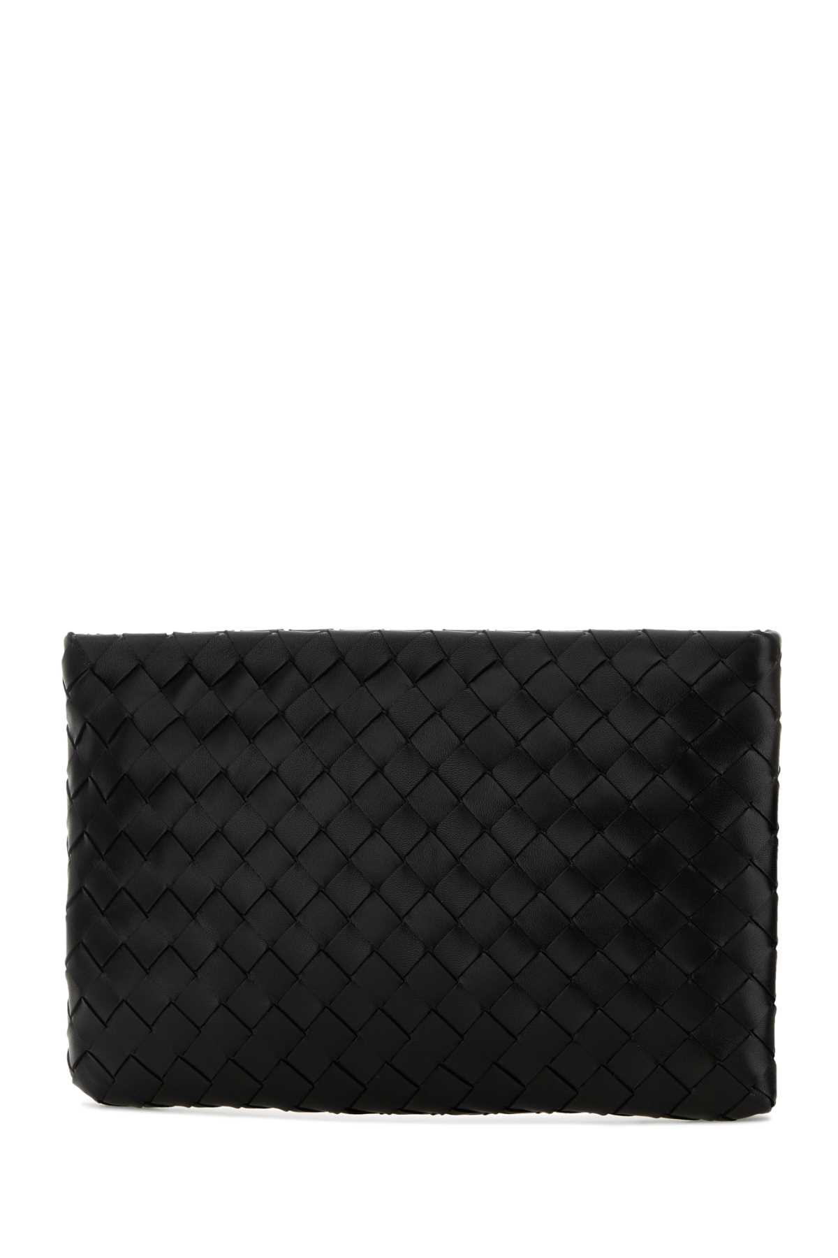 Black leather medium clutch 742972VCPP98425 (Bottega Veneta / クラッチバッグ・ポーチ ) | Bottega Veneta (ボッテガ・ヴェネタ)(1)