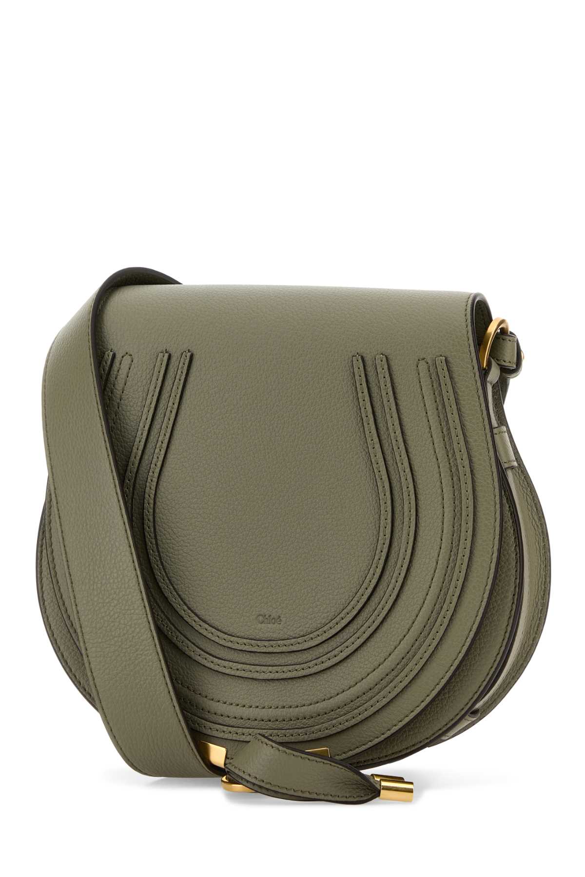 Sage green leather Marcie crossbody bag CHC24AS679I313D6 (Chloé / ハンドバッグ・ショルダーバッグ ) | Chloé (クロエ)(1)