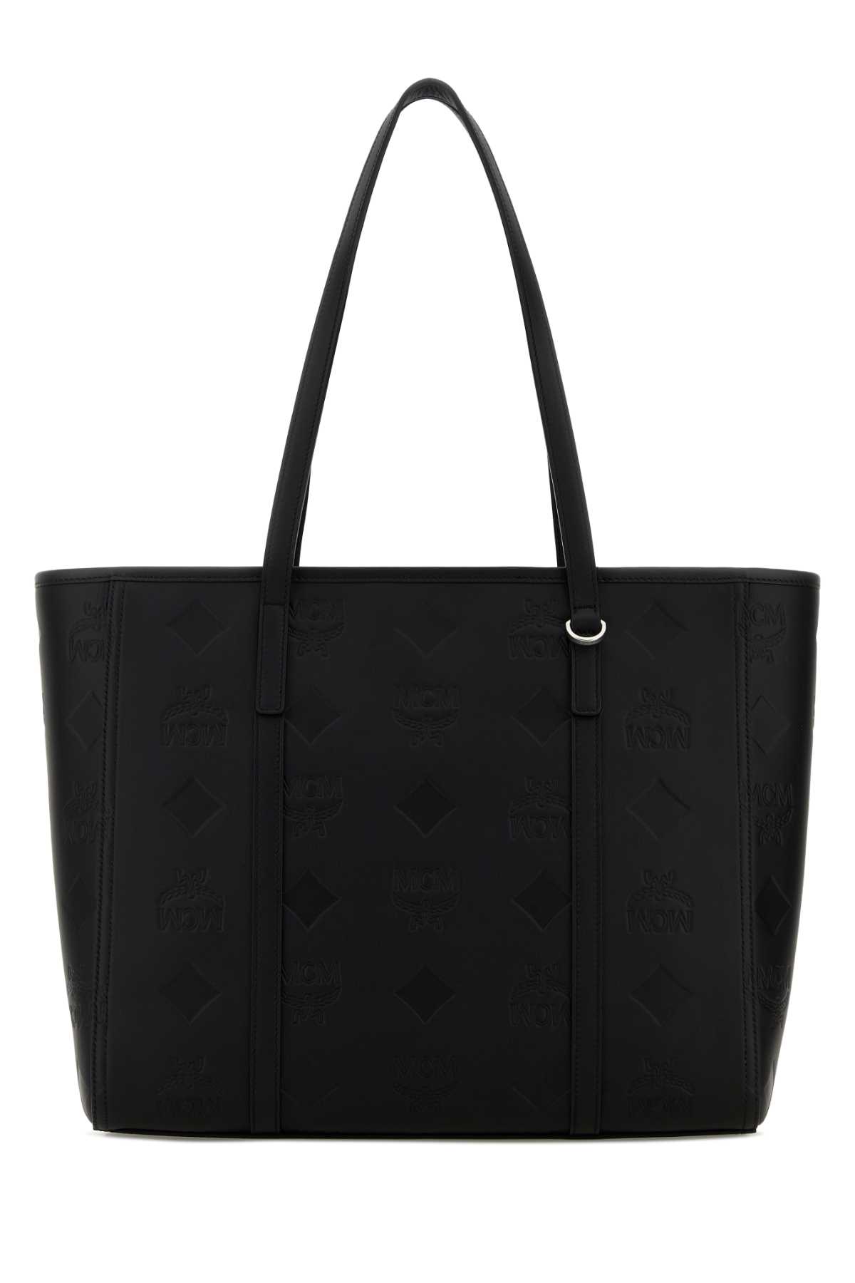 Black synthetic leather Toni shopping bag MWPGSMT05BK (MCM / ハンドバッグ・ショルダーバッグ ) | MCM (エムシーエム)