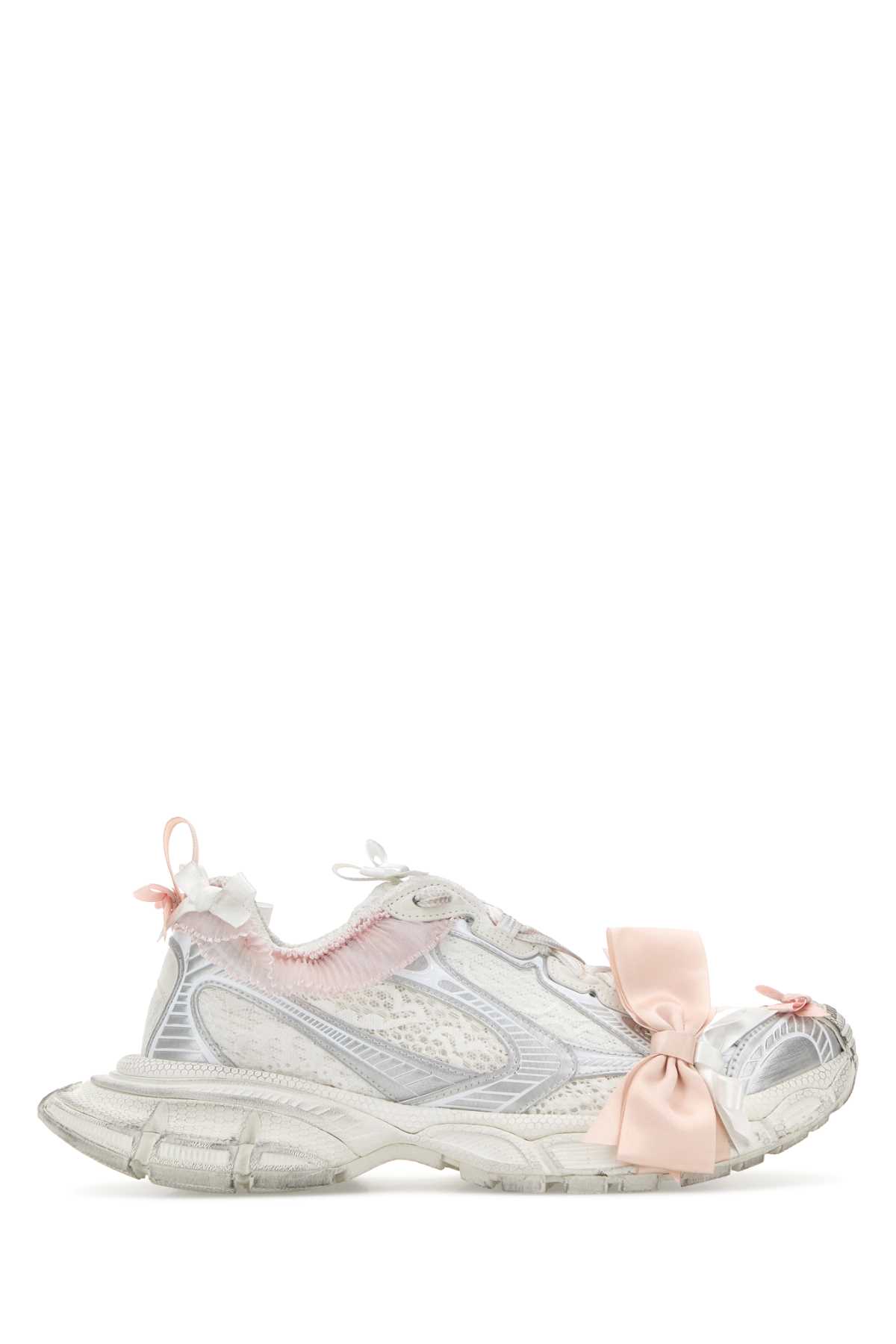 White fabric and rubber 3XL Lace sneakers 832994WXLMC9050 (Balenciaga / スニーカー ) | Balenciaga (バレンシアガ)