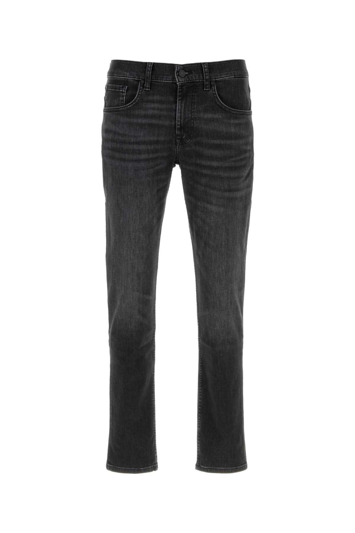 Black stretch denim Slimmy Tapered jeans 7TB00B821VY (7 for all mankind / ジーンズ ) | 7 for all mankind (セブンフォーオールマンカインド)