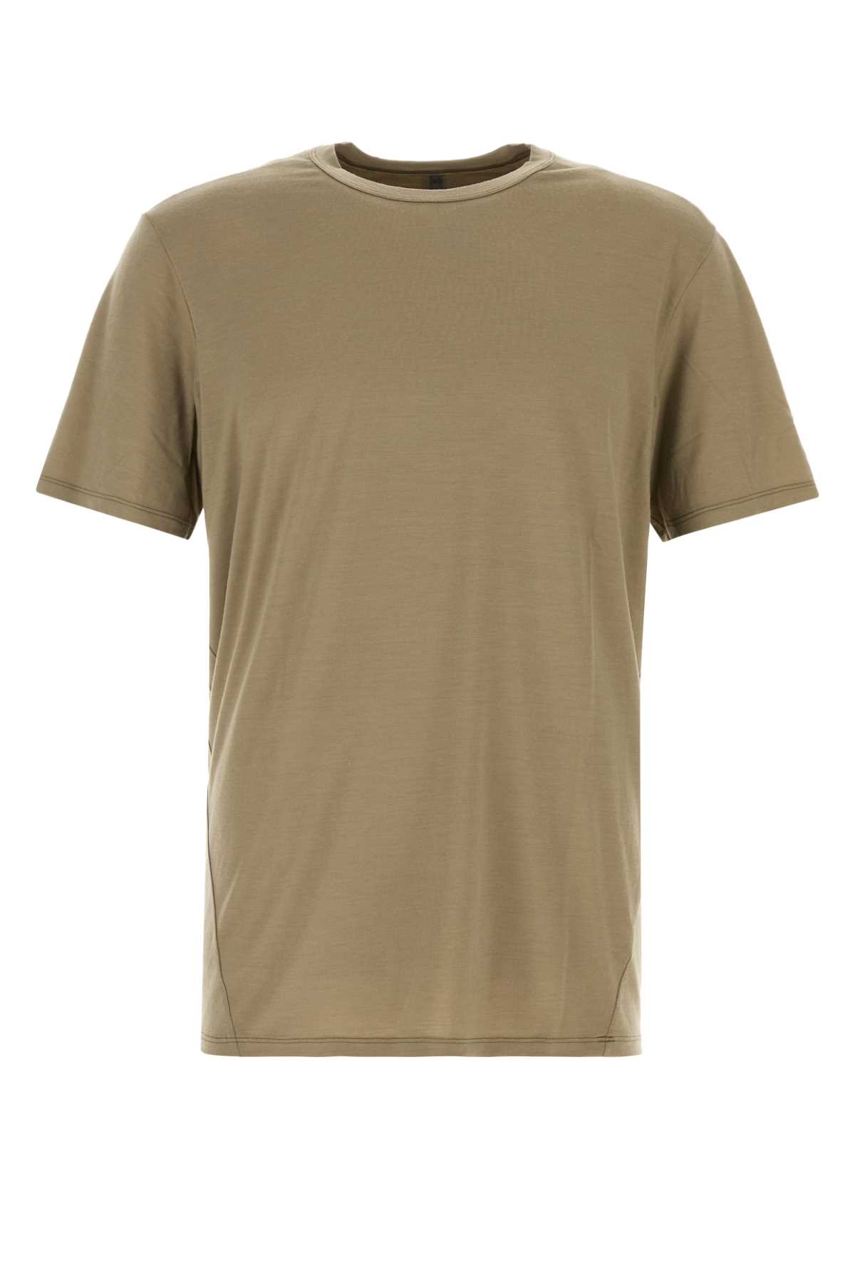 Khaki wool blend Frame t-shirt X000006361LTGNOSIS (ARC'TERYX / Tシャツ・カットソー ) | ARC'TERYX (アークテリクス)