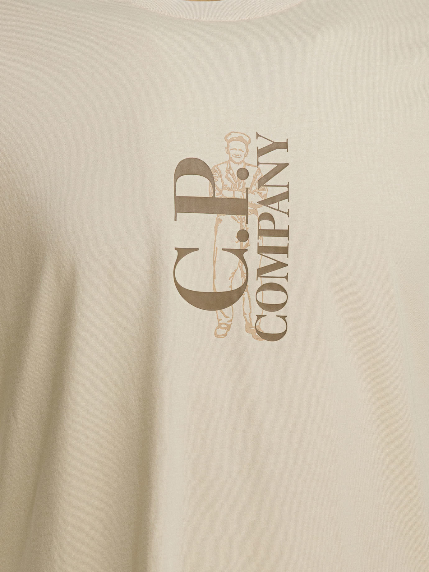 Crew-neck T-shirt with logo 20CMTS084A005100W114 (C.P. Company / Tシャツ・カットソー ) | C.P. Company (シーピーカンパニー)(2)