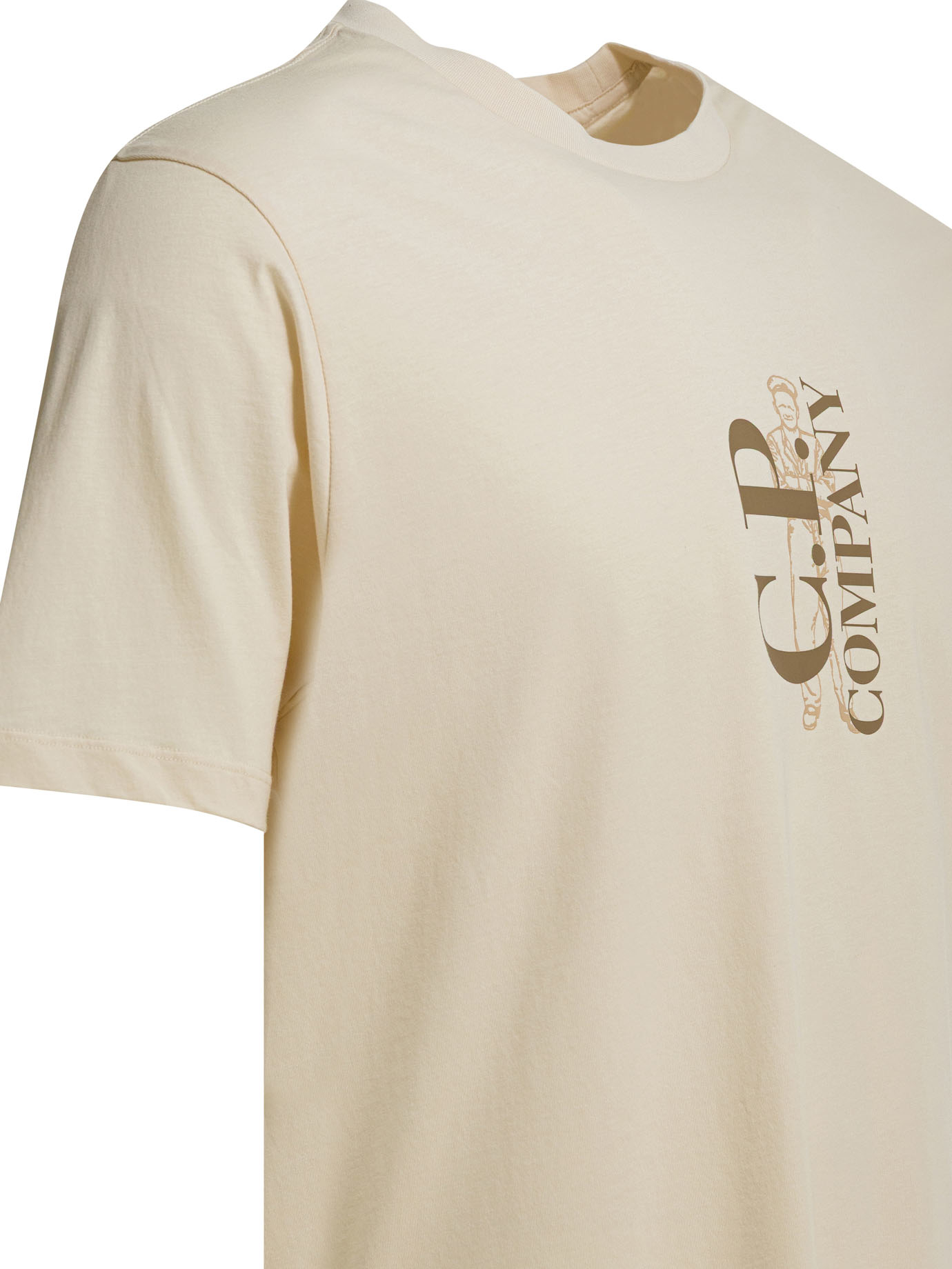 Crew-neck T-shirt with logo 20CMTS084A005100W114 (C.P. Company / Tシャツ・カットソー ) | C.P. Company (シーピーカンパニー)(3)