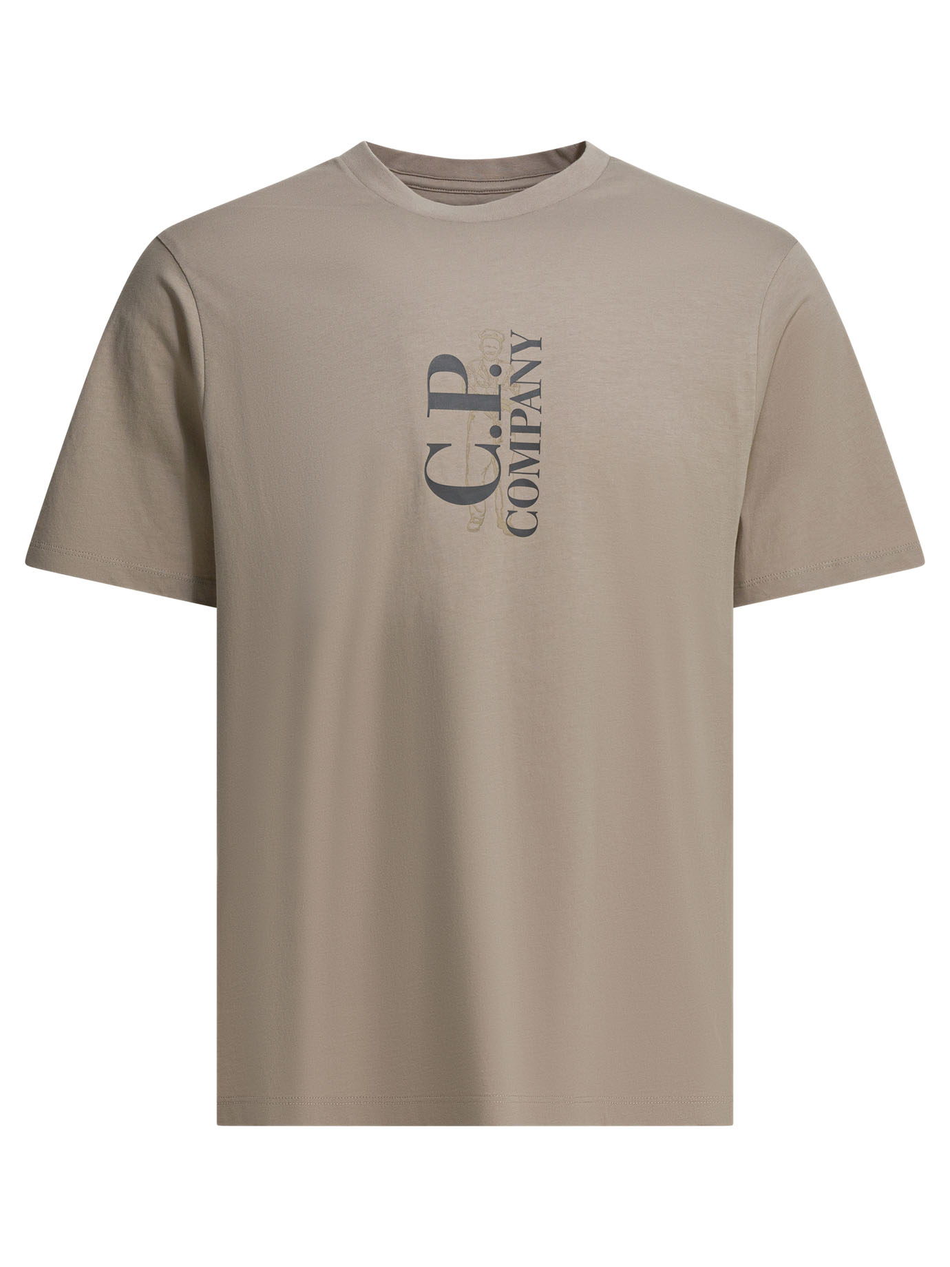 Crew-neck T-shirt with logo 20CMTS084A005100W904 (C.P. Company / Tシャツ・カットソー ) | C.P. Company (シーピーカンパニー)