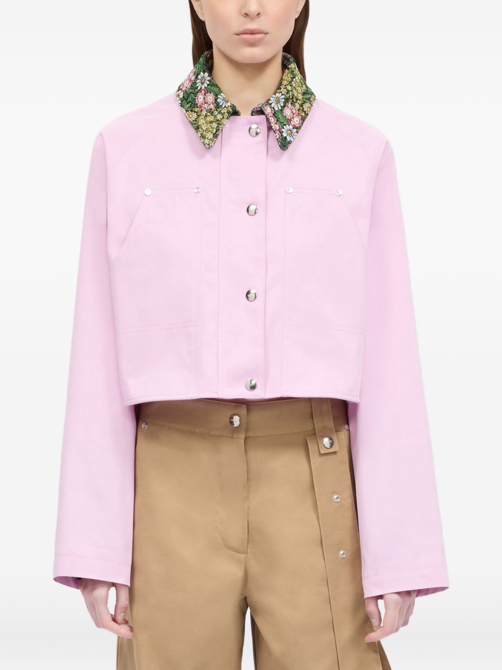 MSGM Jackets Pink 4041MDH04Y26710412 (MSGM / カジュアルジャケット ) | MSGM (エムエスジーエム)(4)