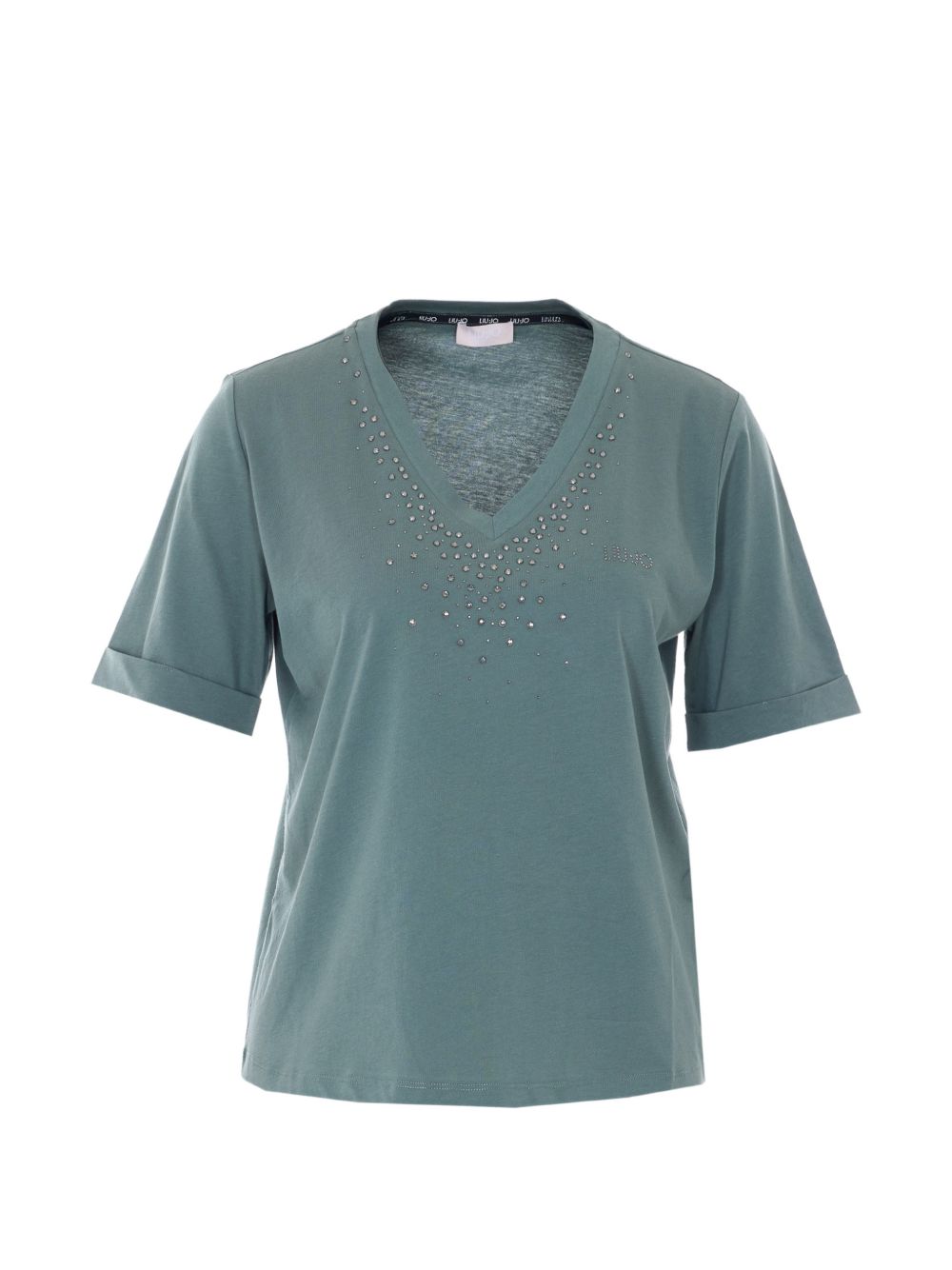 Liu Jo T-shirts and Polos Green TA6284JS92376009 (LIU•JO / Tシャツ・カットソー ) | LIU•JO (リュー・ジョー)
