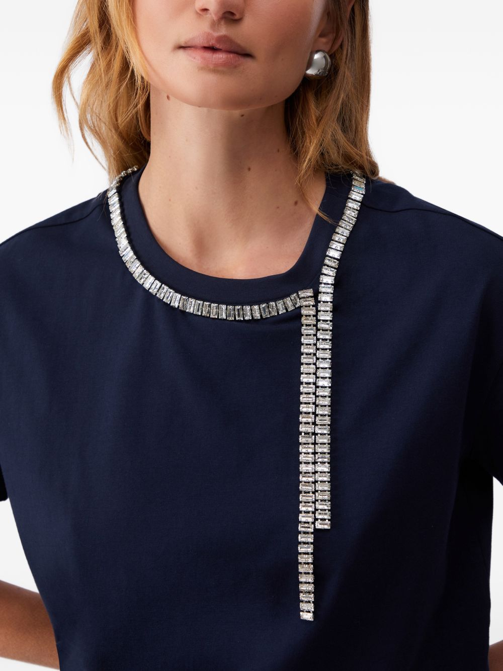 Liu Jo T-shirts and Polos Blue CA6167JS088P9583 (LIU•JO / Tシャツ・カットソー ) | LIU•JO (リュー・ジョー)(2)