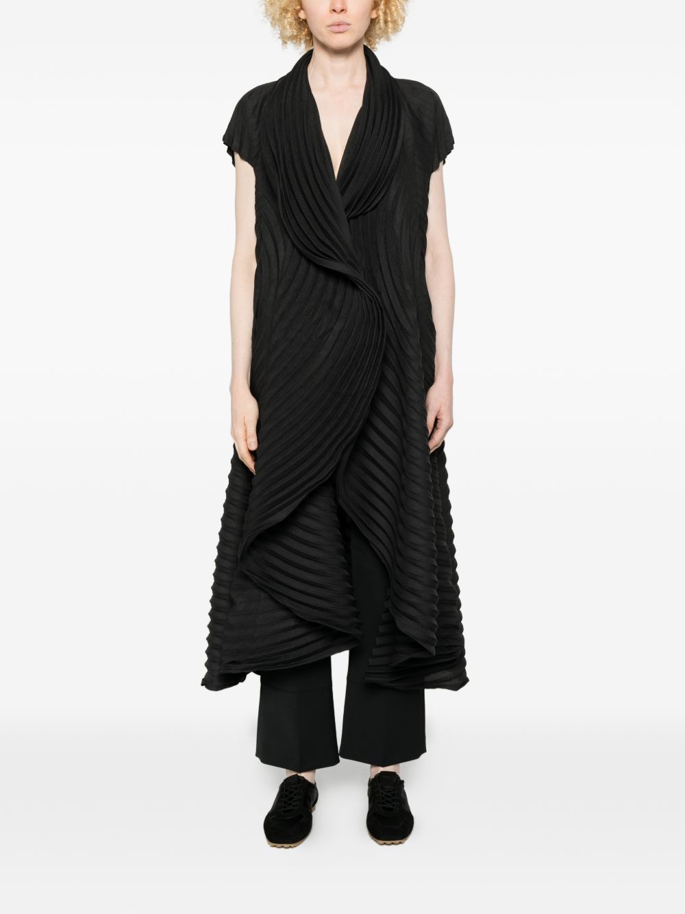 Issey Miyake Sweaters Black IM66FE66915 (ISSEY MIYAKE / ベスト ) | ISSEY MIYAKE (イッセイ ミヤケ)(3)